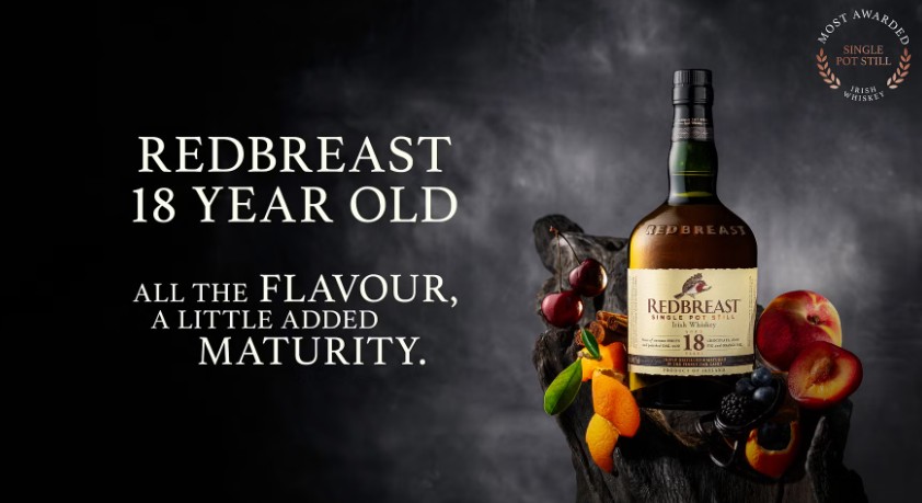Neu bei der Whiskyzone: Redbreast 18 Jahre Single Pot Still Irish Whiskey