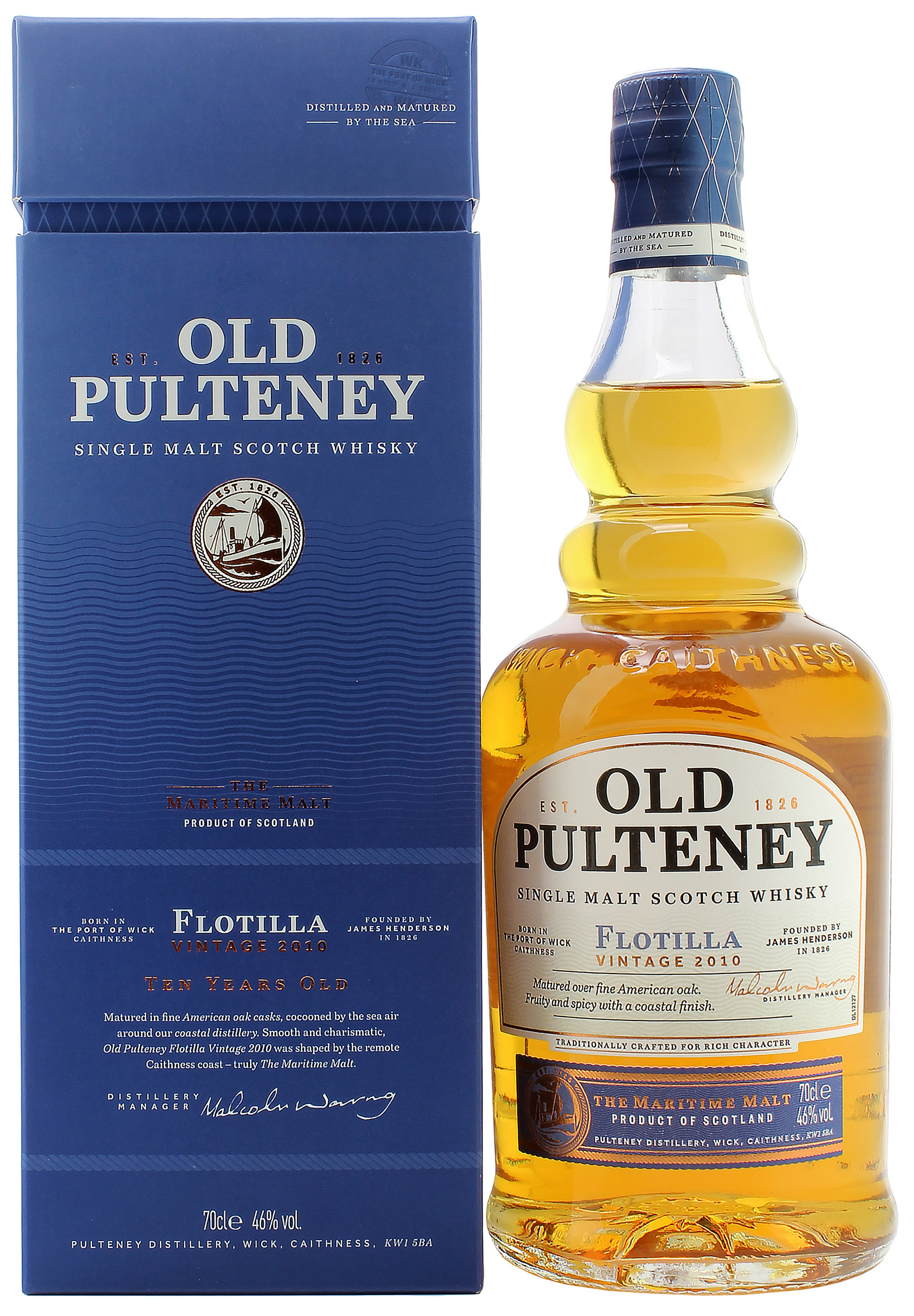 Old Pulteney Flotilla Vintage 2010 46.0% 0,7l