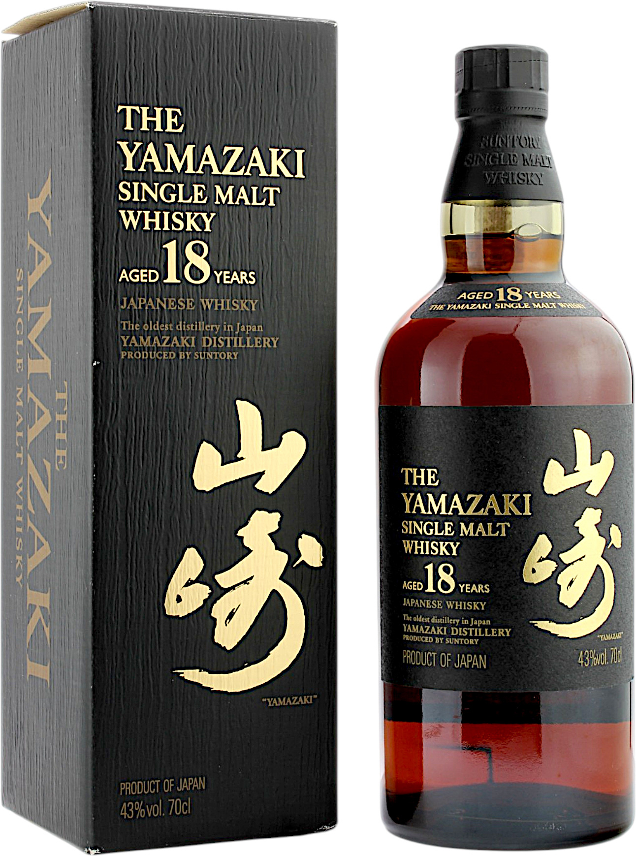 Suntory Yamazaki 18 Jahre altes Design 43.0% 0,7l