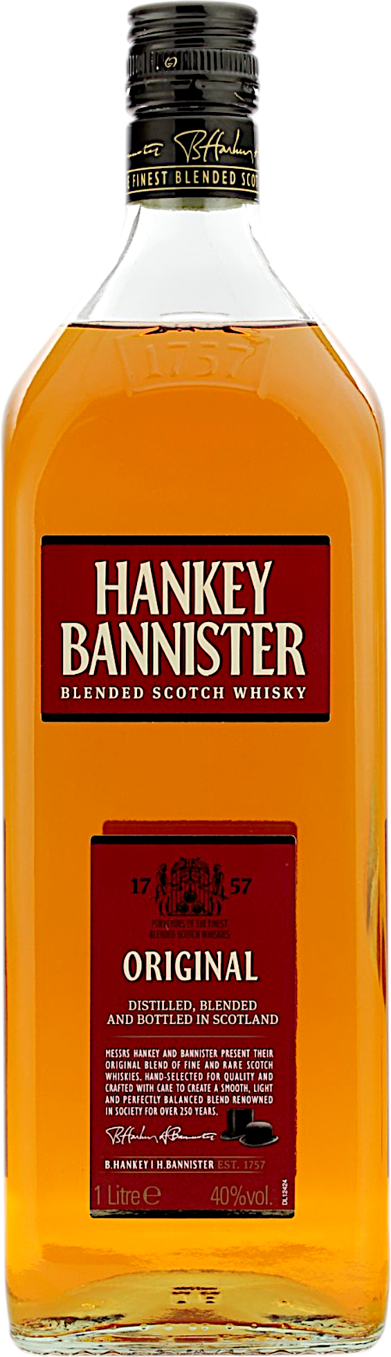 Hankey Bannister Original Blended Scotch Whisky 40.0% 1 Liter