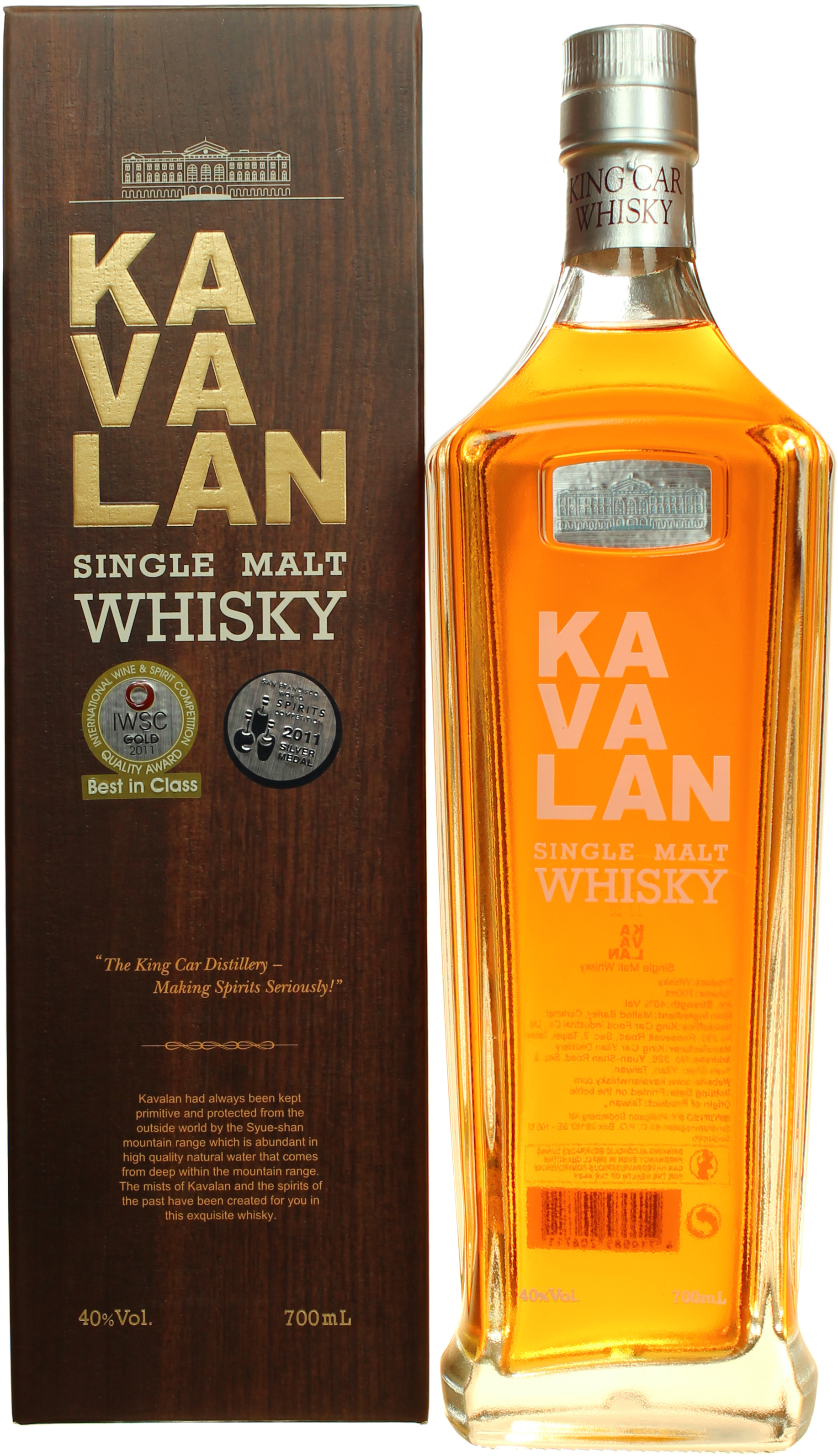 Kavalan Single Malt (Taiwan) 40.0% 0,7l Kavalan Single Malt (Taiwan) 40.0% 0,7l