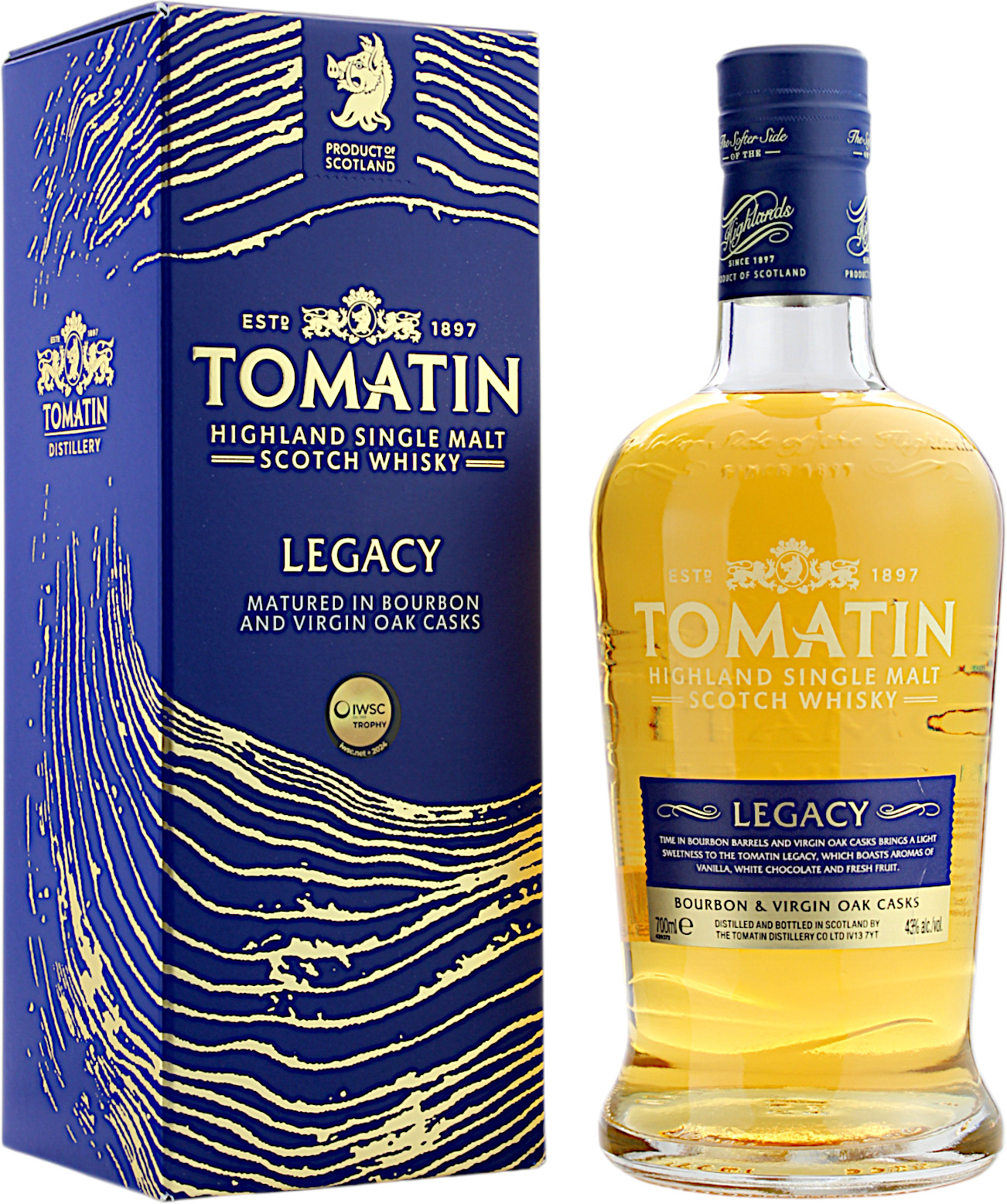 Tomatin Legacy 43.0% 0,7l