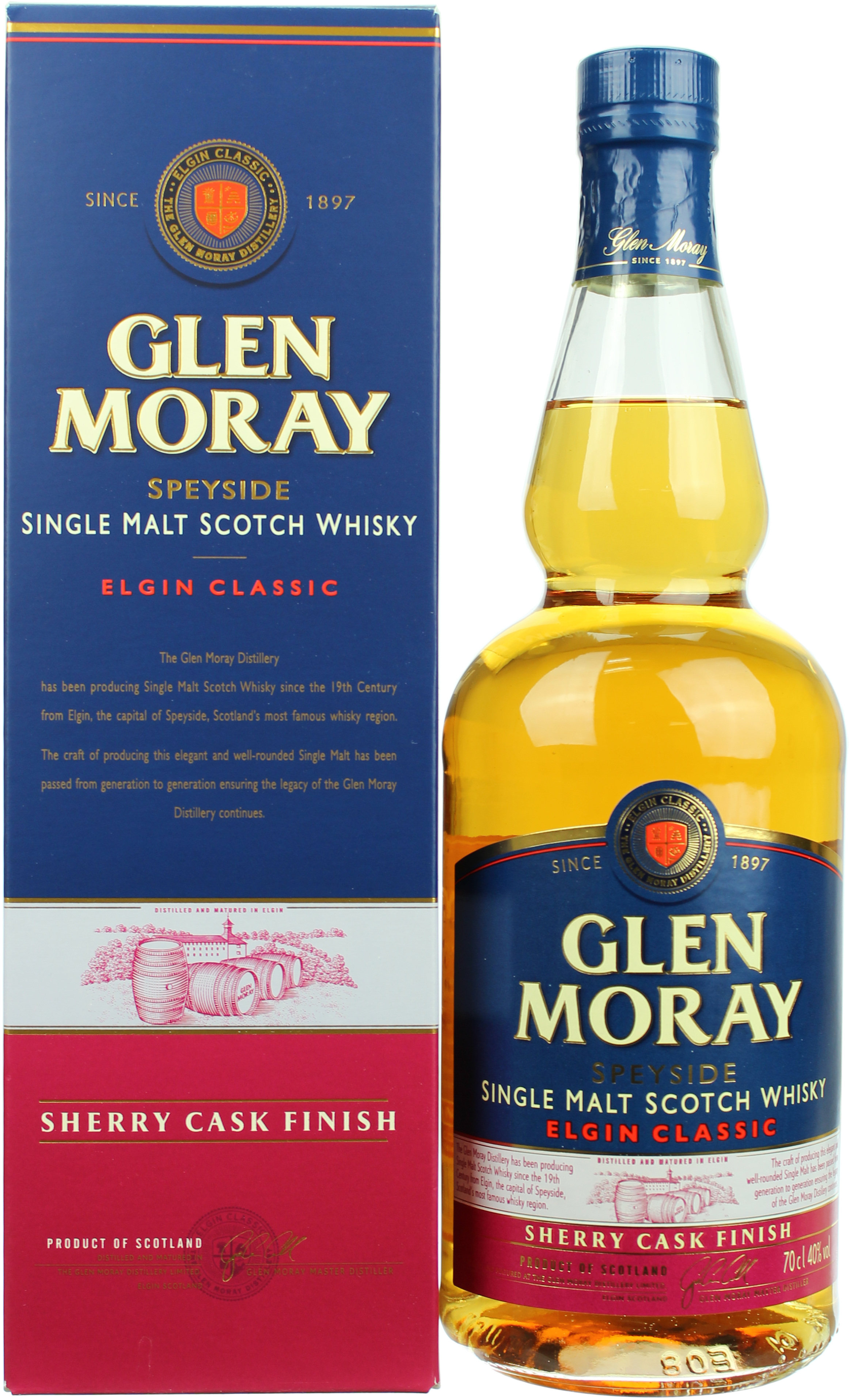 Glen Moray Sherry Finish 40.0% 0,7l