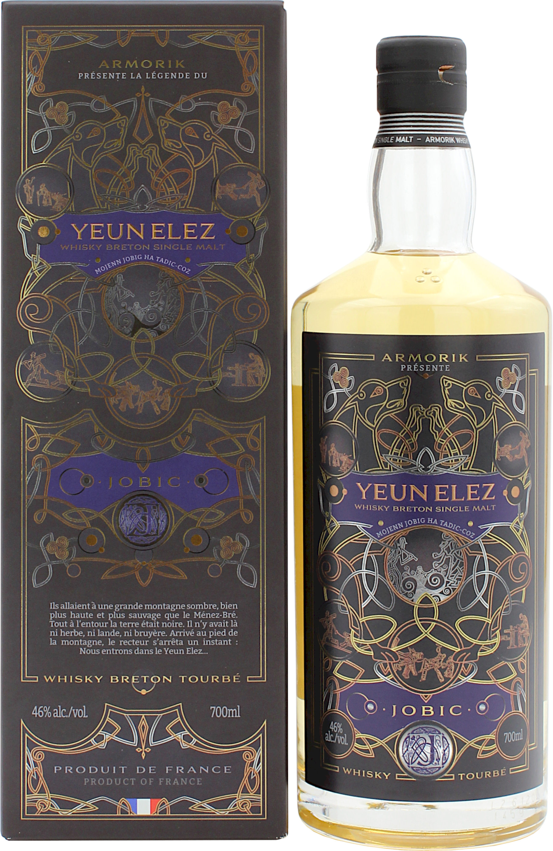 Armorik Yeun Elez Jobic Heavily Peated Single Malt 46.0% 0,7l