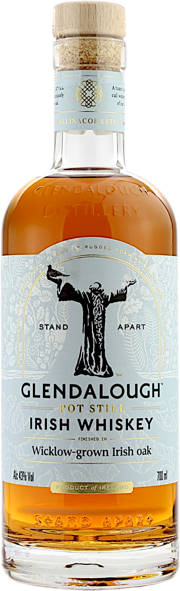 Glendalough Pot Still Irish Oak Cask Finish 43.0% 0,7l