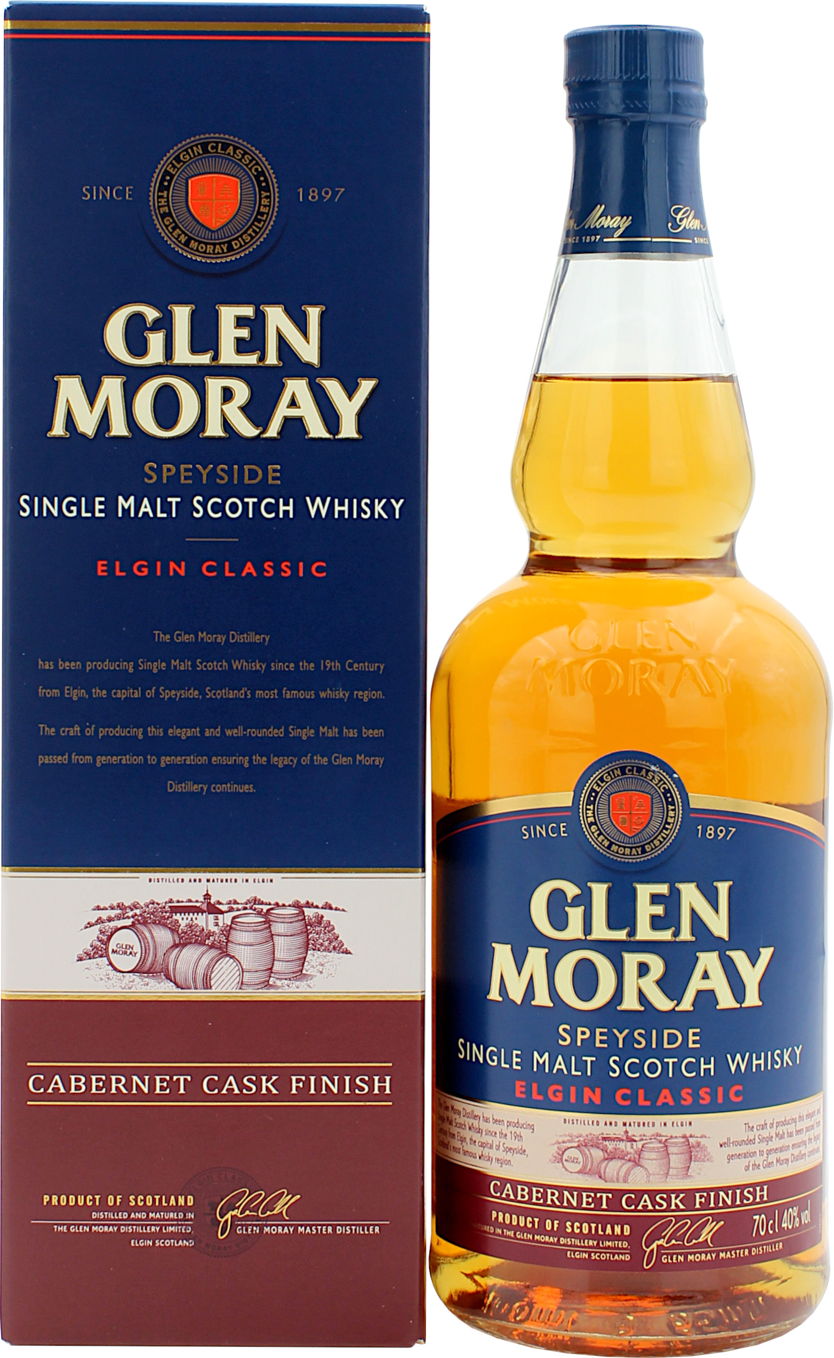 Glen Moray Cabernet Finish 40.0% 0,7l