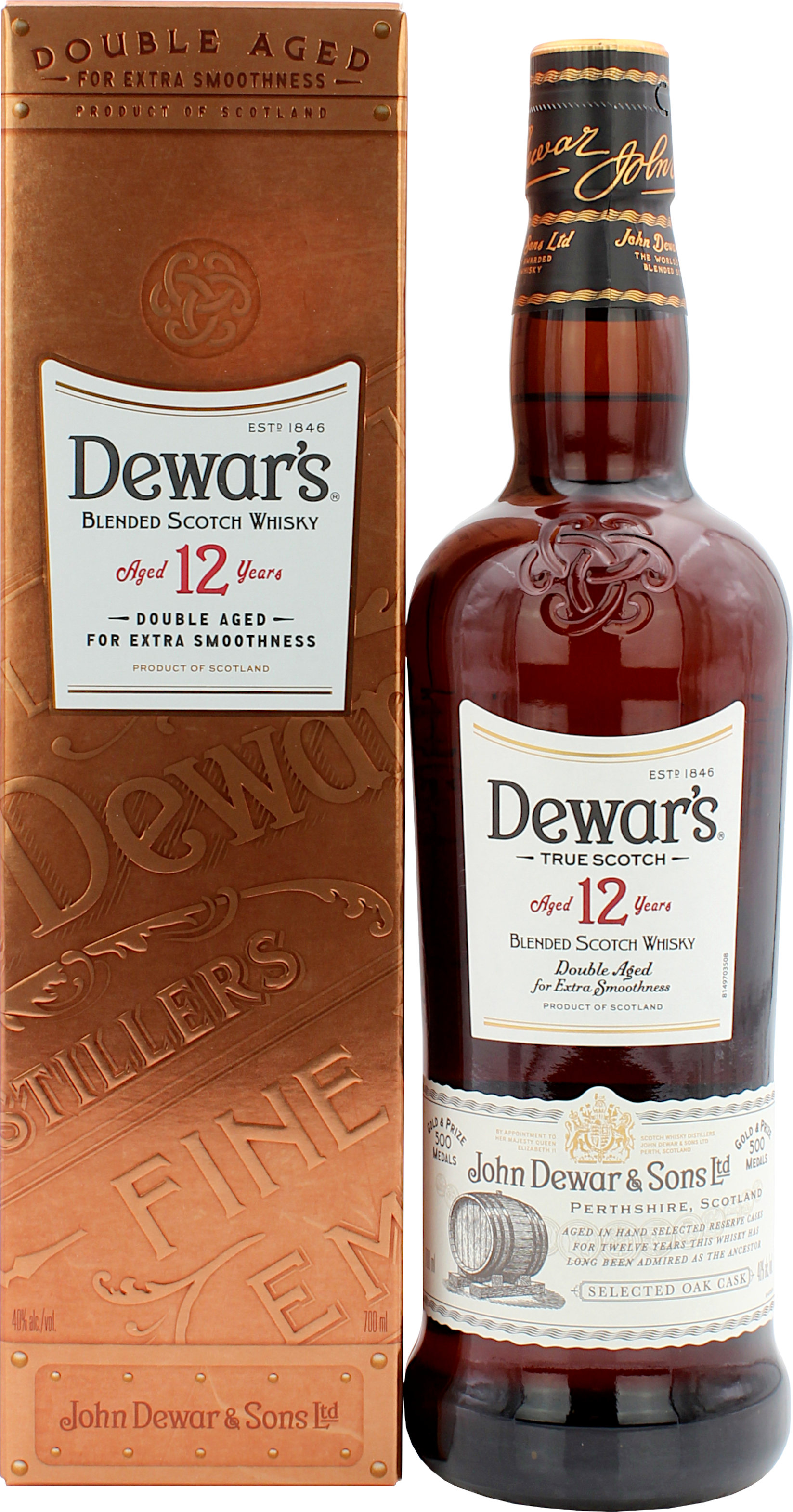 Dewar's 12 Jahre 40.0% 0,7l