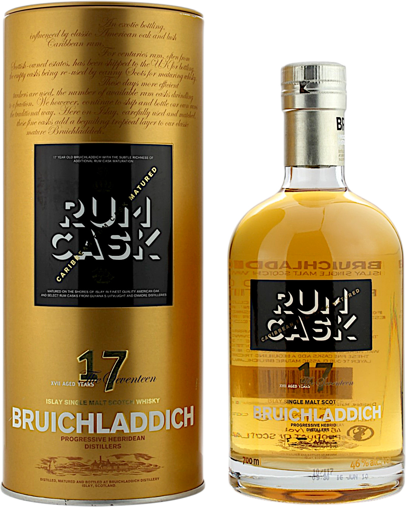Bruichladdich 17 Jahre Rum Cask Edition 46.0% 0,7l