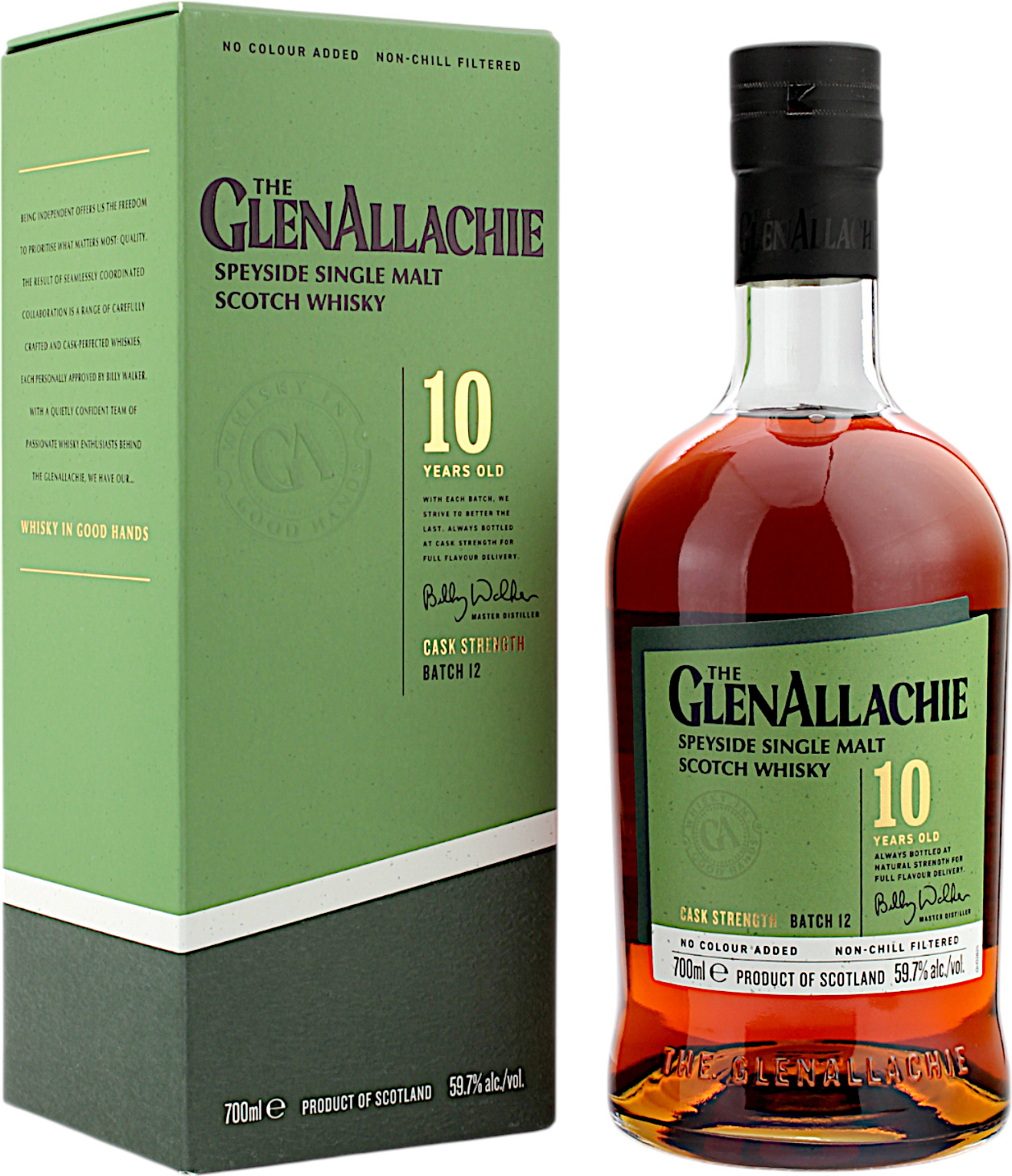 Glenallachie 10 Jahre Batch 12 Cask Strength 59.7% 0,7l