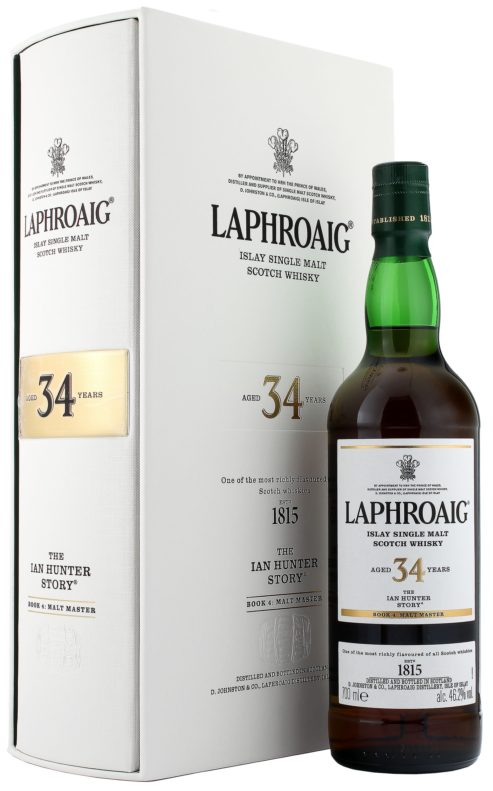 Laphroaig 34 Jahre Ian Hunter Edition No.4 2022 46.2% 0,7l