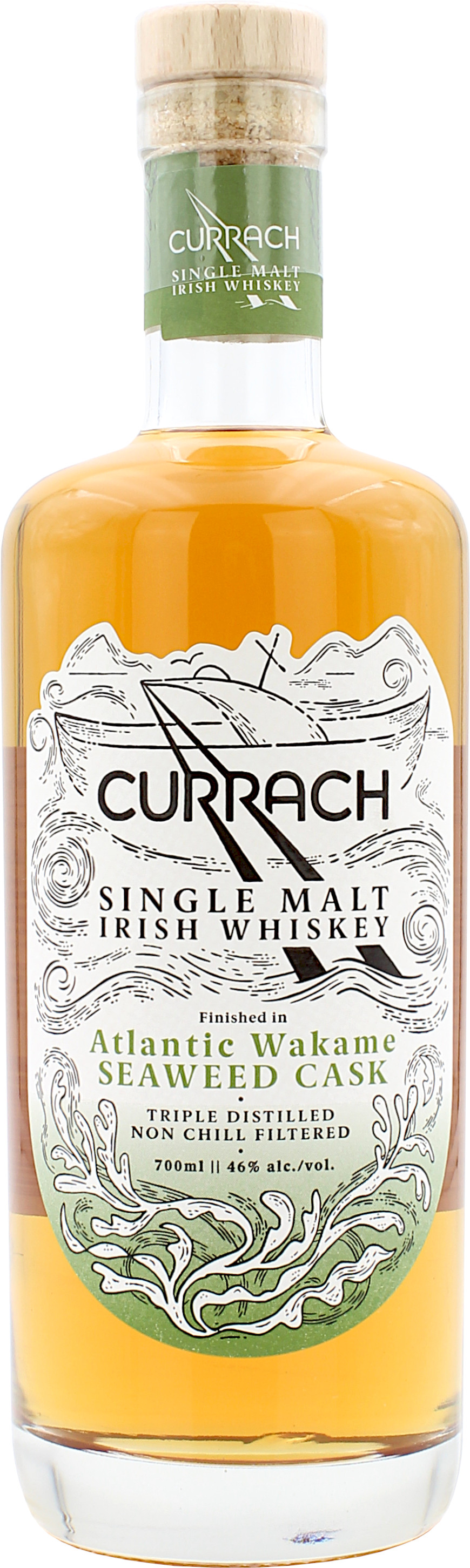 Currach Irish Single Malt Wakame Seaweed Cask Finish 46.0% 0,7l