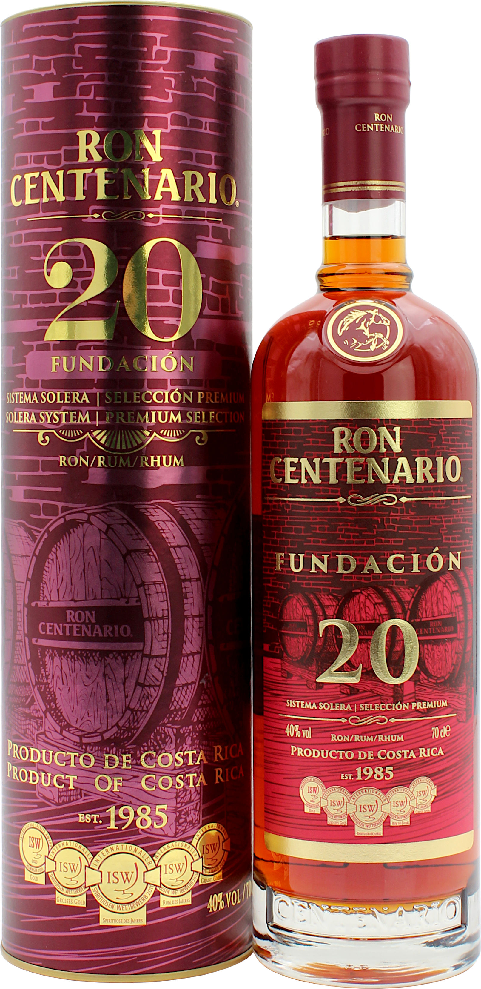 Ron Centenario Fundacion 20 Jahre 40.0% 0,7l
