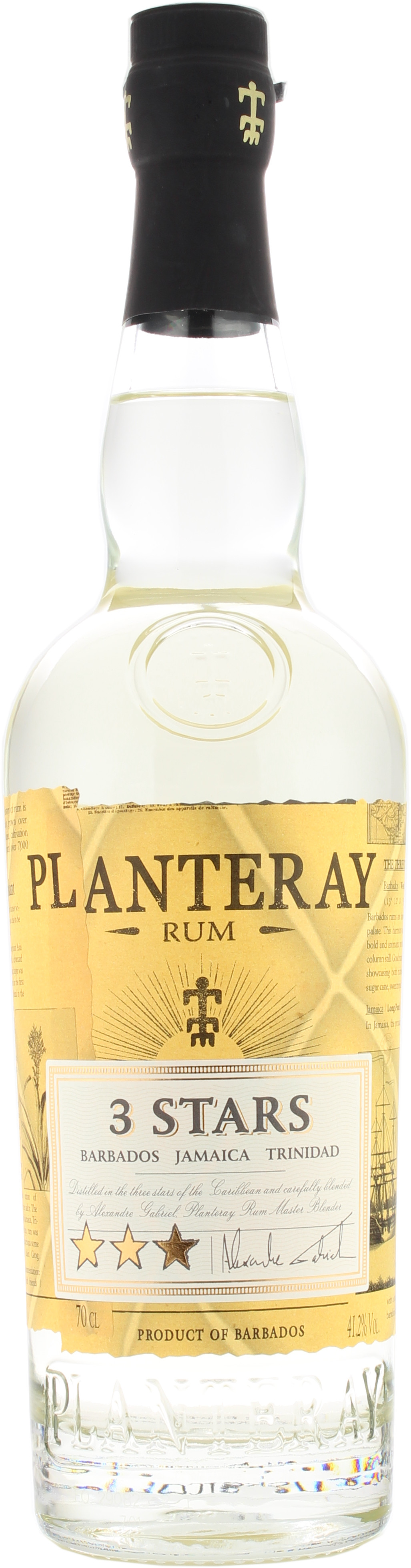 Planteray Barbados Rum 3 Stars White 41.2% 0,7l