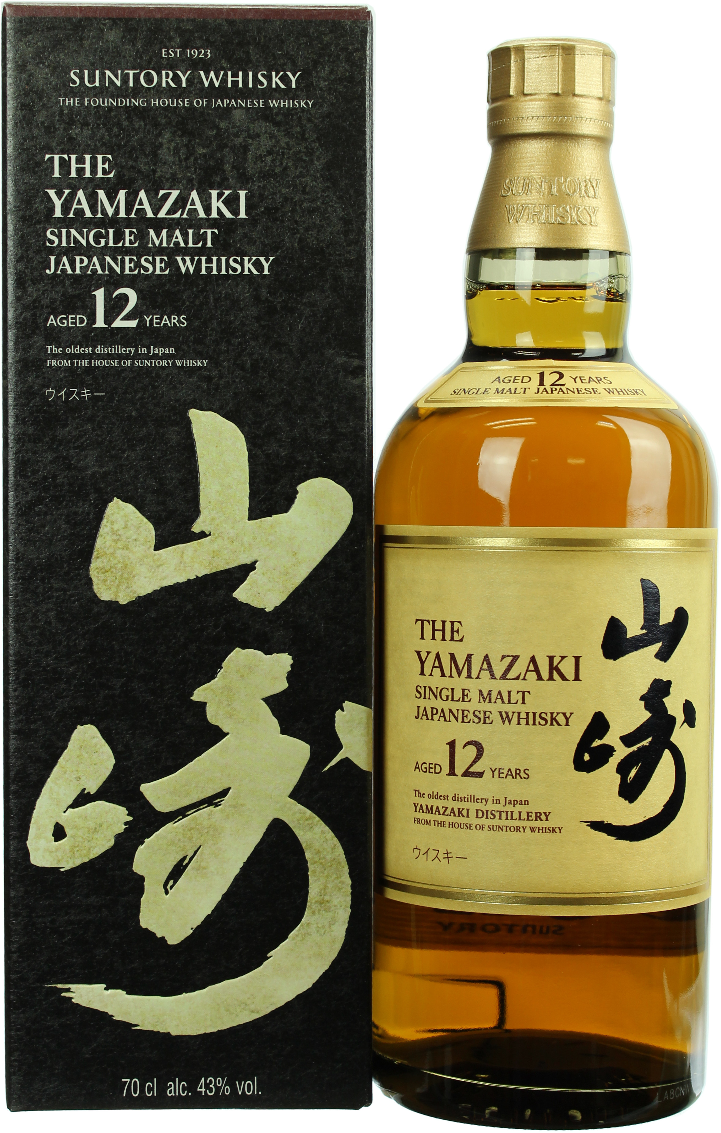 Suntory Yamazaki 12 Jahre 43.0% 0,7l Suntory Yamazaki 12 Jahre 43.0% 0,7l