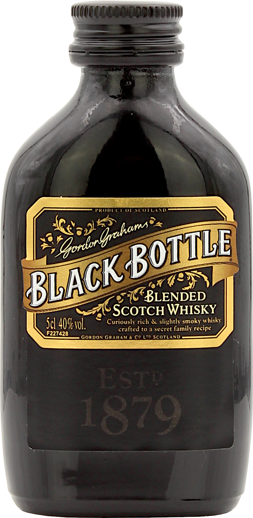 Miniatur Black Bottle Blended Scotch Whisky 40.0% 0,05l
