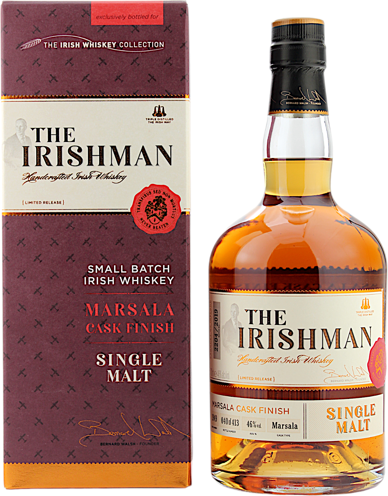 The Irishman Marsala Cask Finish Irish Whiskey 46.0% 0,7l