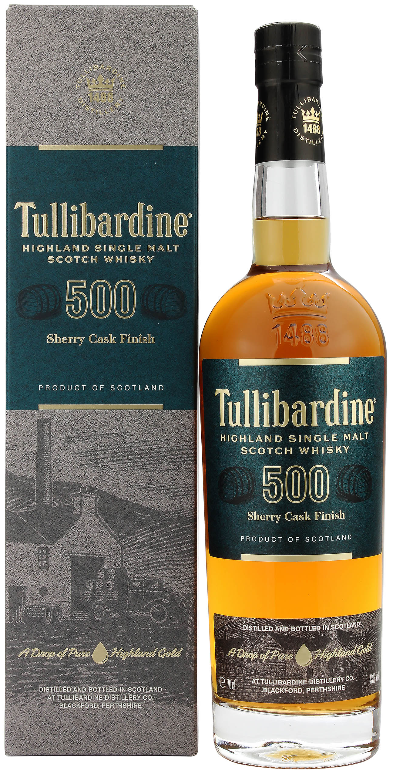 Tullibardine 500 Sherry Finish 43.0% 0,7l