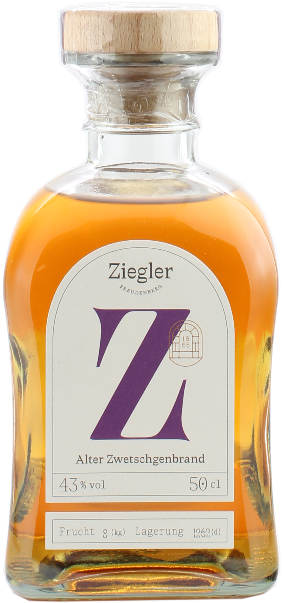 Ziegler Alter Zwetschgenbrand 43.0% 0,5l