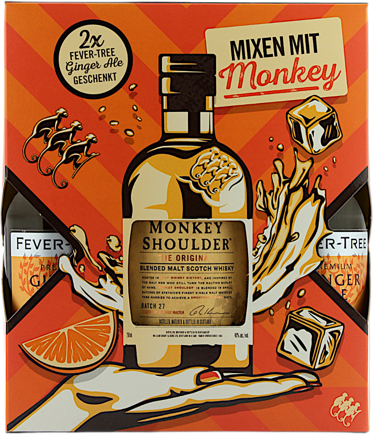 Monkey Shoulder Trial Pack 40.0% 0,2l