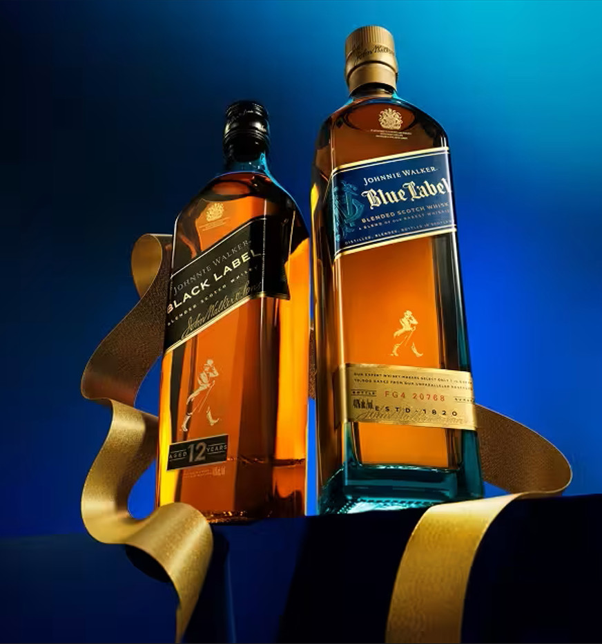 Johnnie Walker Black and Blue