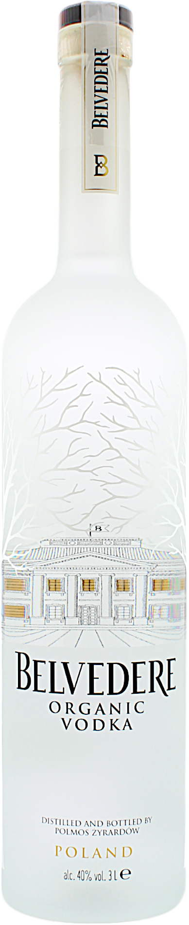 Belvedere Organic Vodka LED Flasche 40.0% 3 Liter