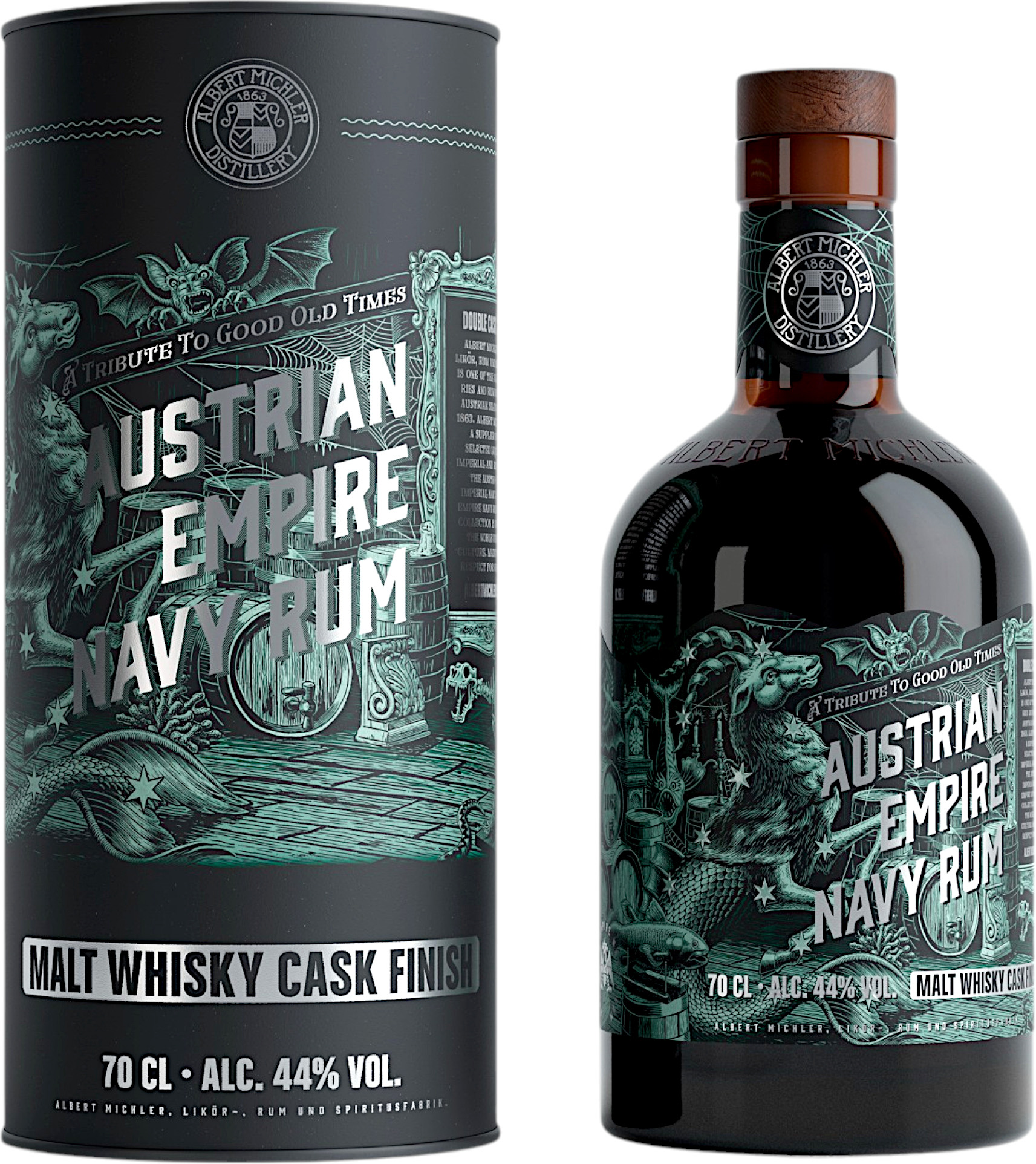 Austrian Empire Navy Rum Reserve Double Cask Malt Whisky 44.0% 0,7l