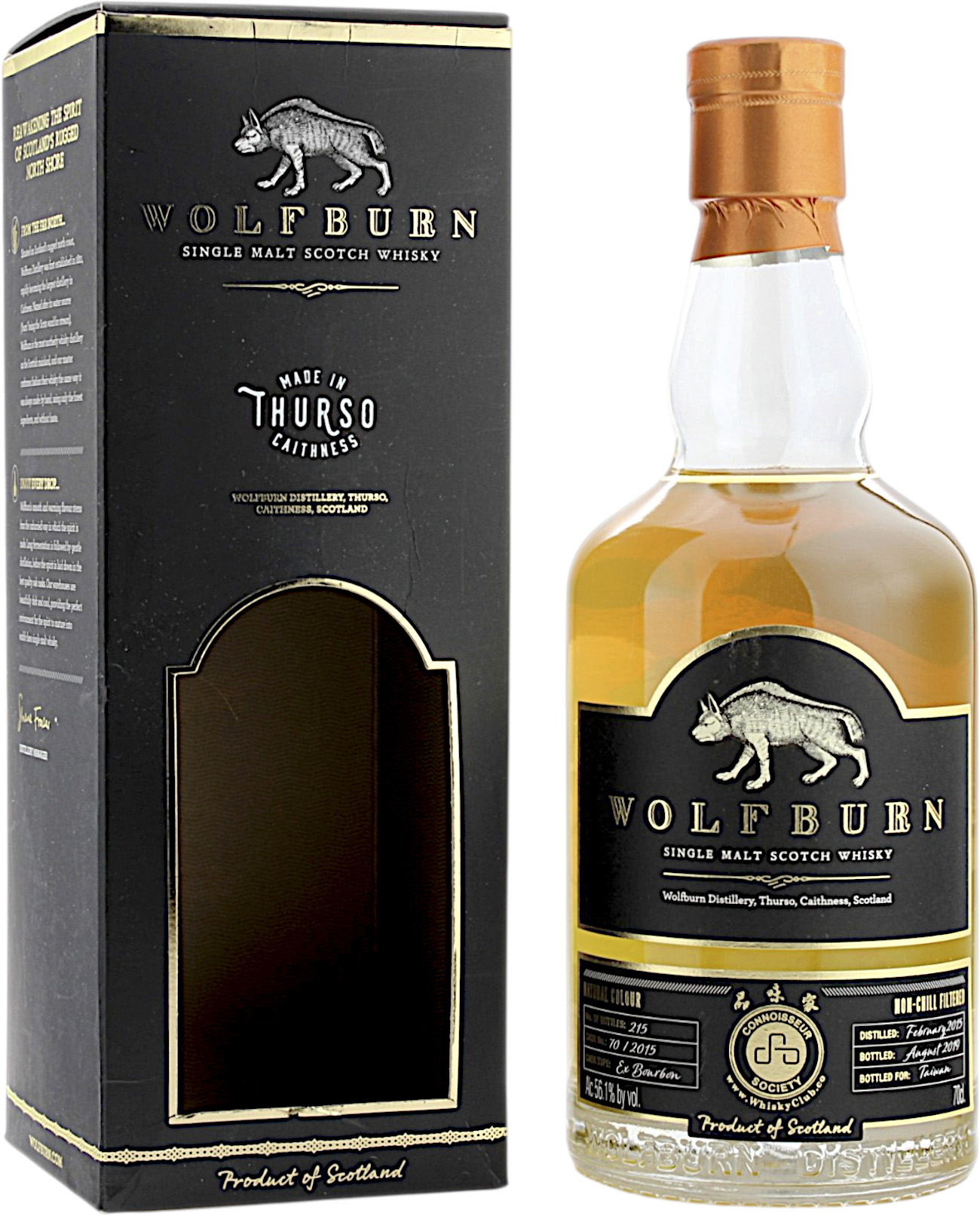 Wolfburn 2015/2019 The Wolf Girl Single Cask 56.1% 0,7l