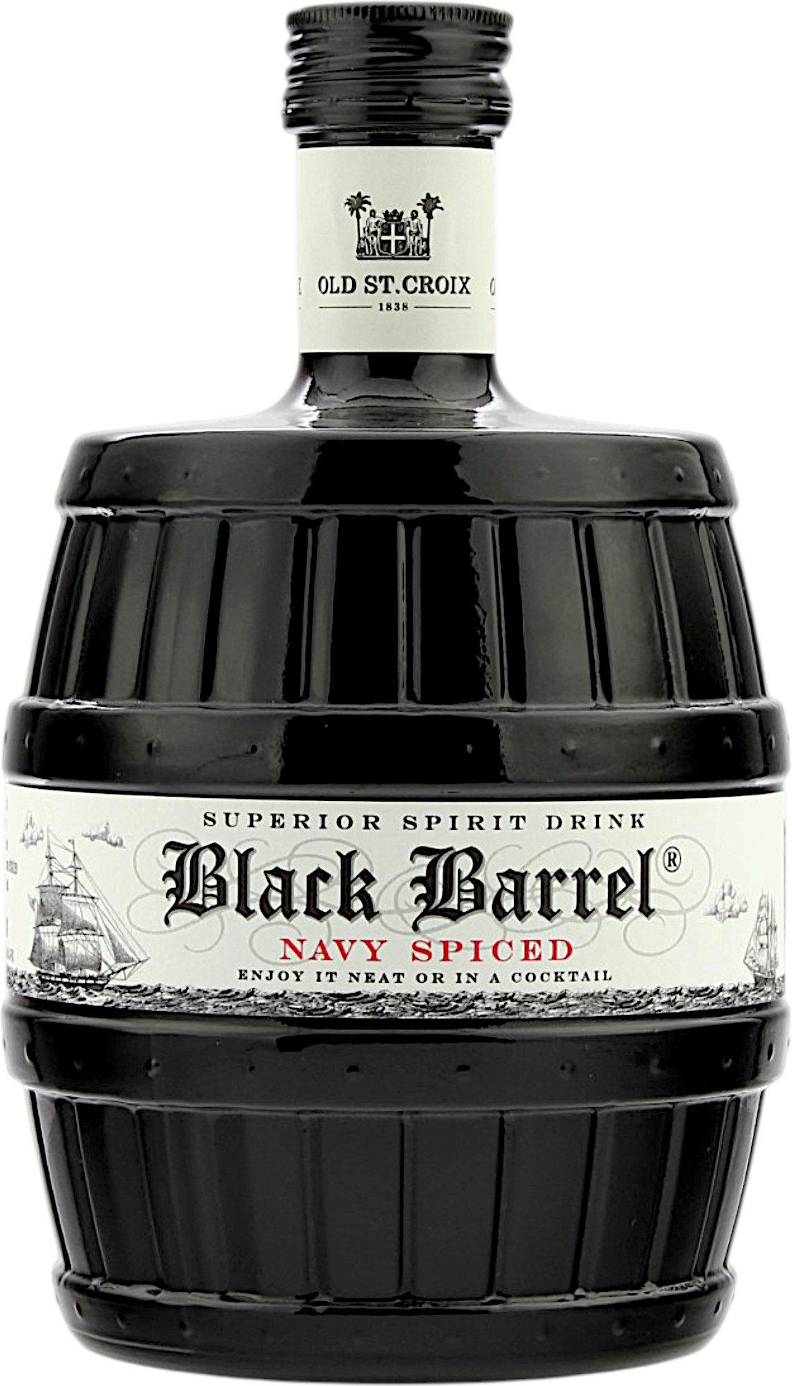 Old St. Croix Black Barrel Navy Spiced Rum 40.0% 0,7l