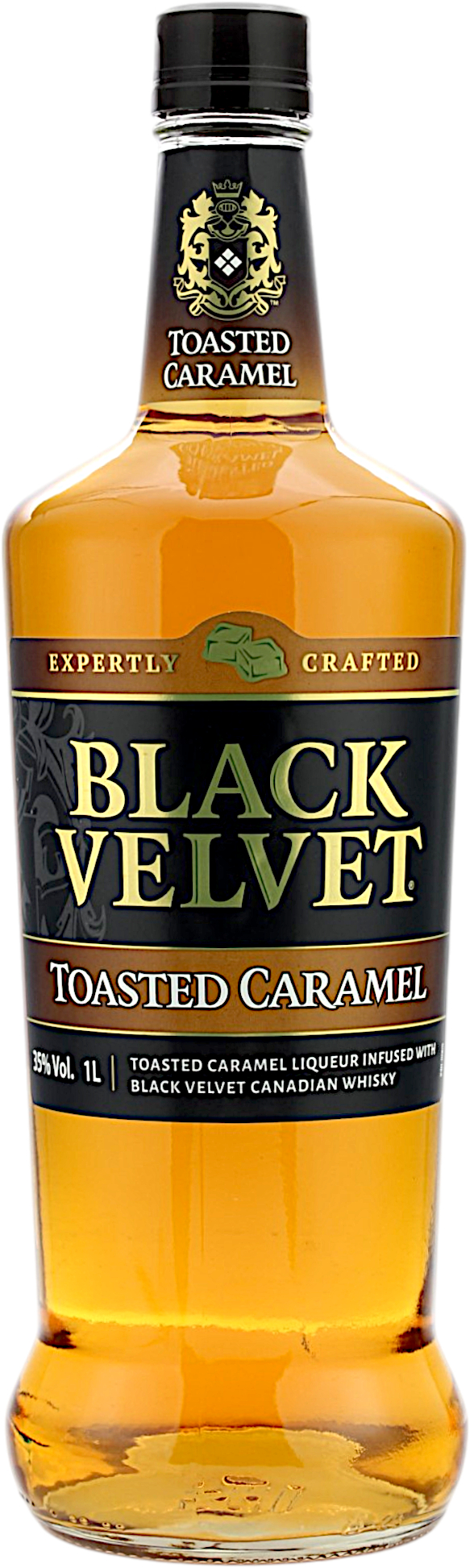 Black Velvet Toasted Caramel Liqueur 35.0% 1 Liter