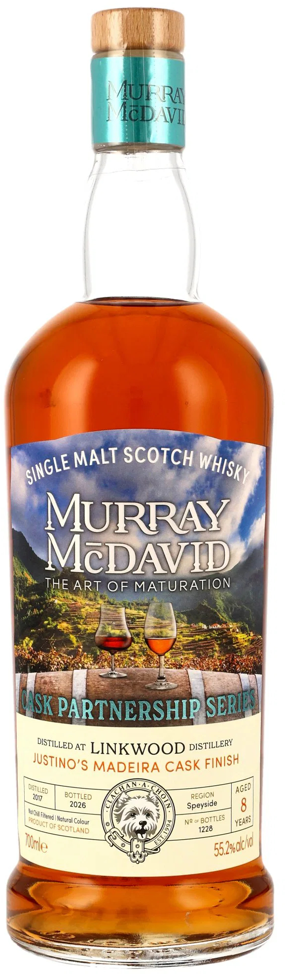 Linkwood 8 Jahre 2017/2026 Justino's Madeira Cask Finish - Cask Partnership Series Murray McDavid 55.2 0,7l