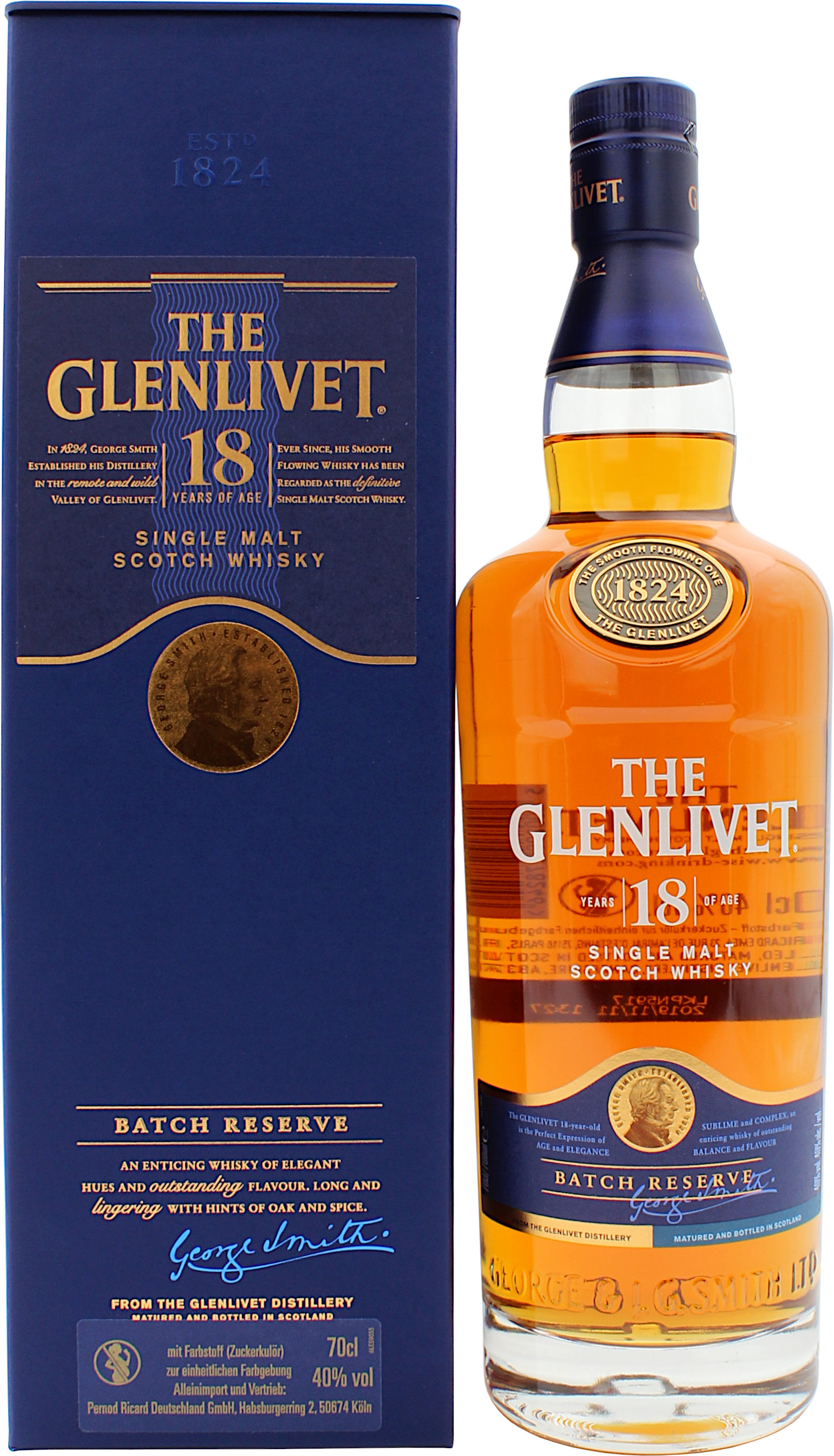 Glenlivet 18 Jahre Batch Reserve 40.0% 0,7l