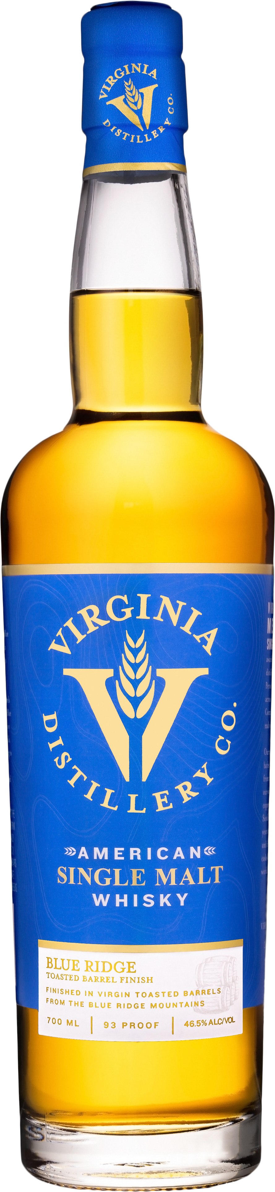 Virginia Distillery Co. American Single Malt Blue Ridge Toasted Oak 46.5% 0,7l