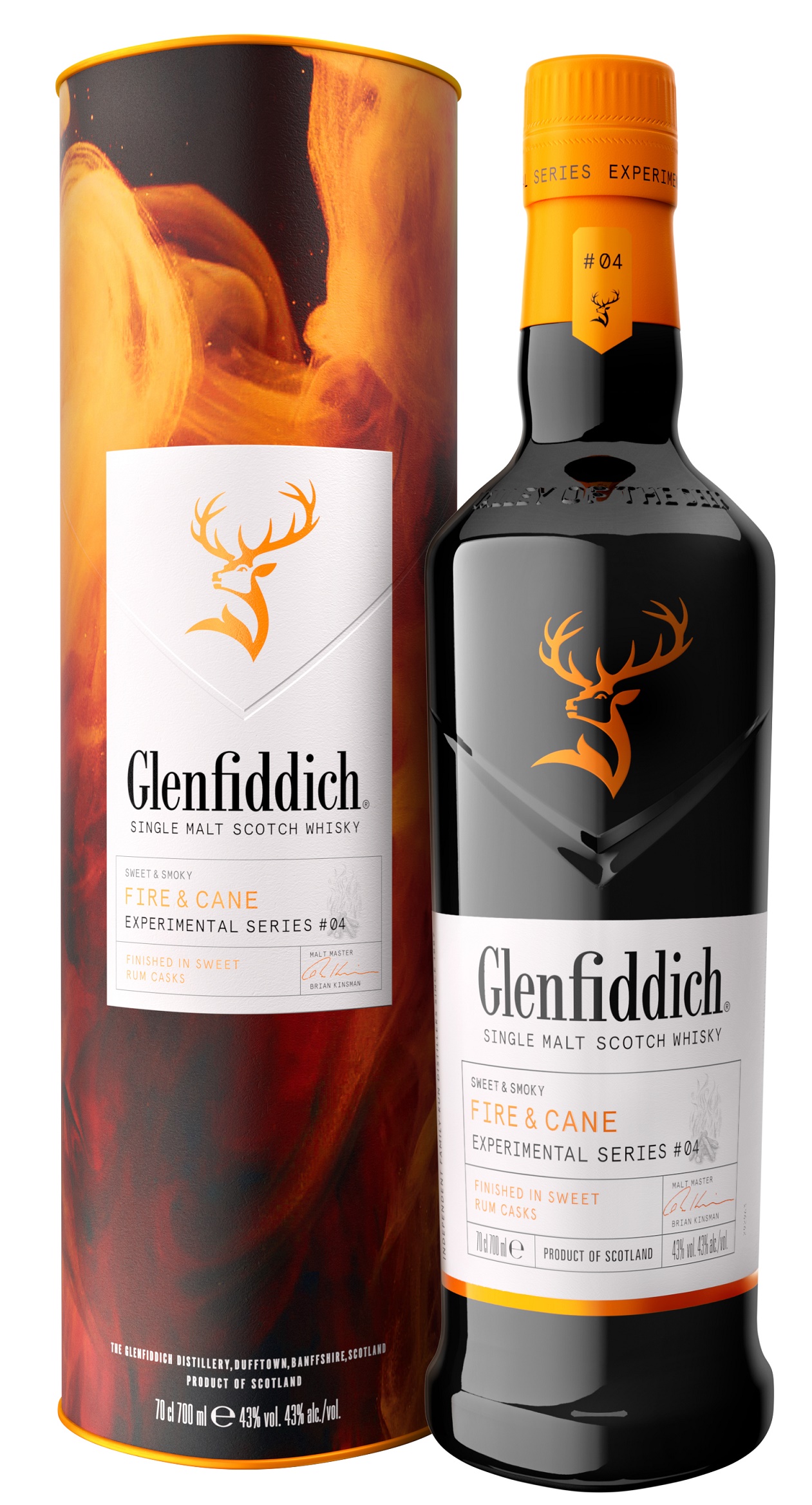 Glenfiddich Fire & Cane Geschenkpackung 43.0% 0,7l Glenfiddich Fire & Cane Geschenkpackung 43.0% 0,7l