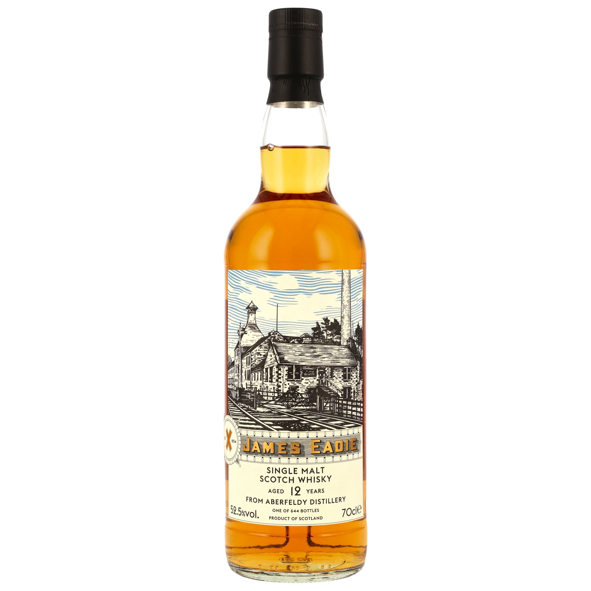 Aberfeldy 12 Jahre 2013/2025 First Fill Bourbon Hogsheads James Eadie 52.5% 0,7l