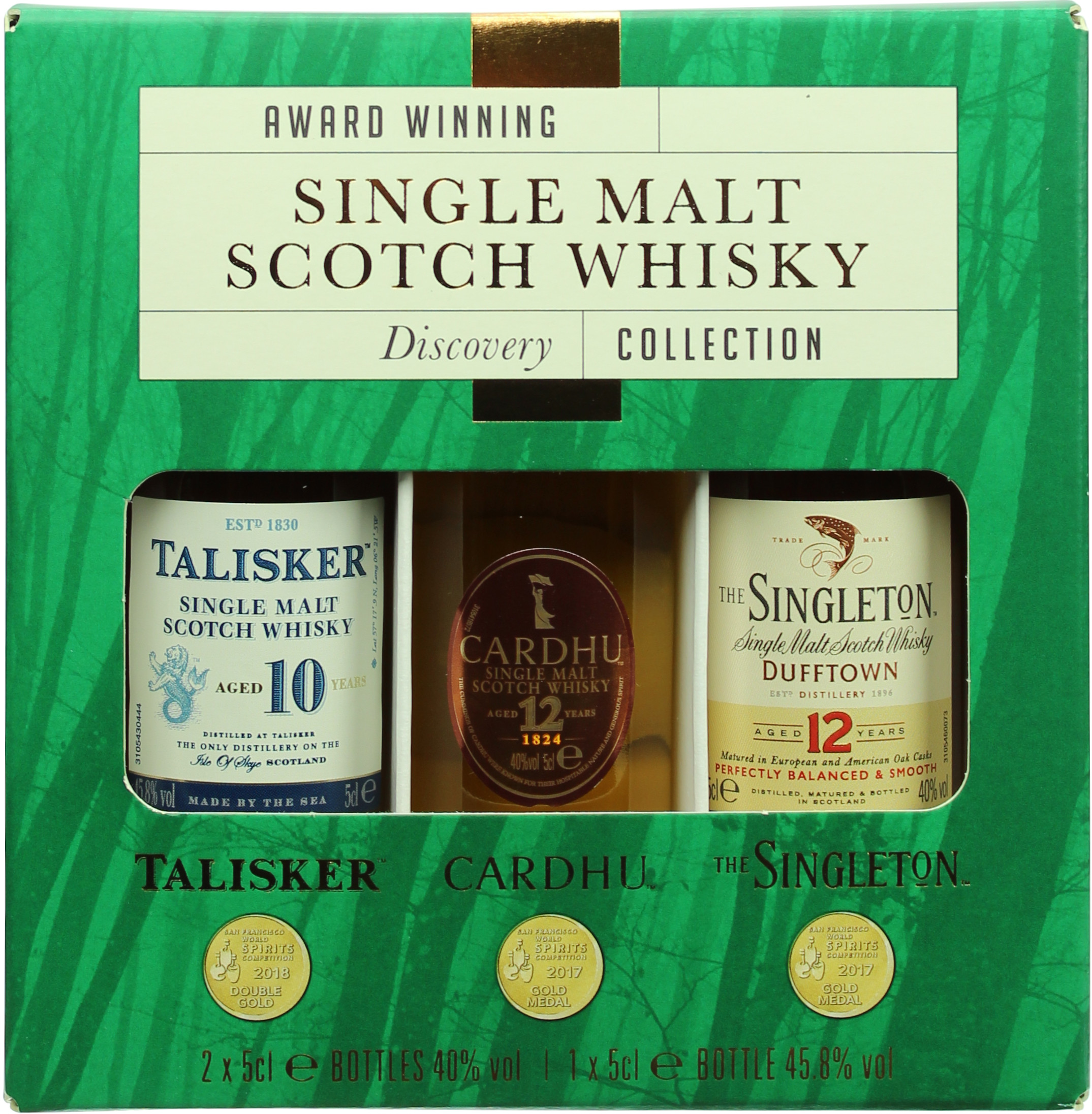 Diageo Classic Malt Discovery Collection 41.93% 3x50ml