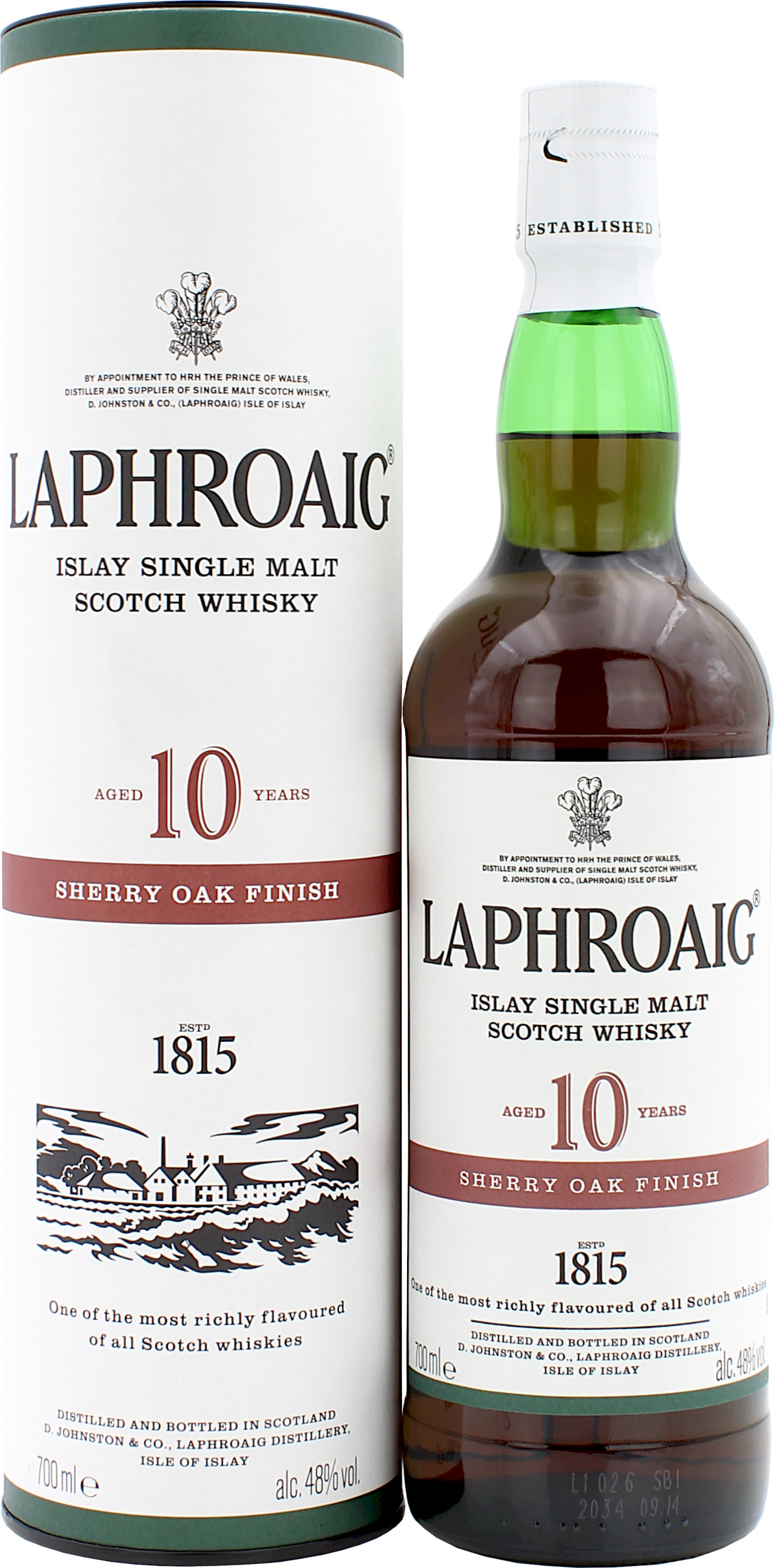 Laphroaig 10 Jahre Sherry Oak Finish 48.0% 0,7l