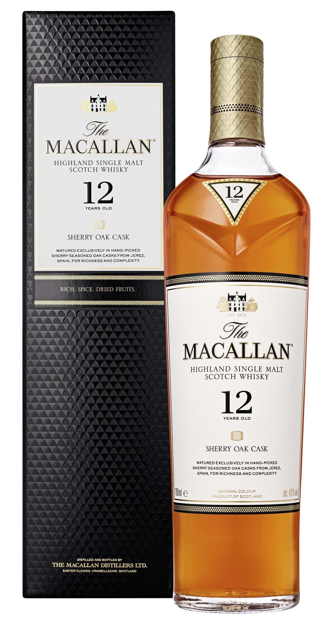 Macallan Sherryfass 12 Jahre 40.0% 0,7l