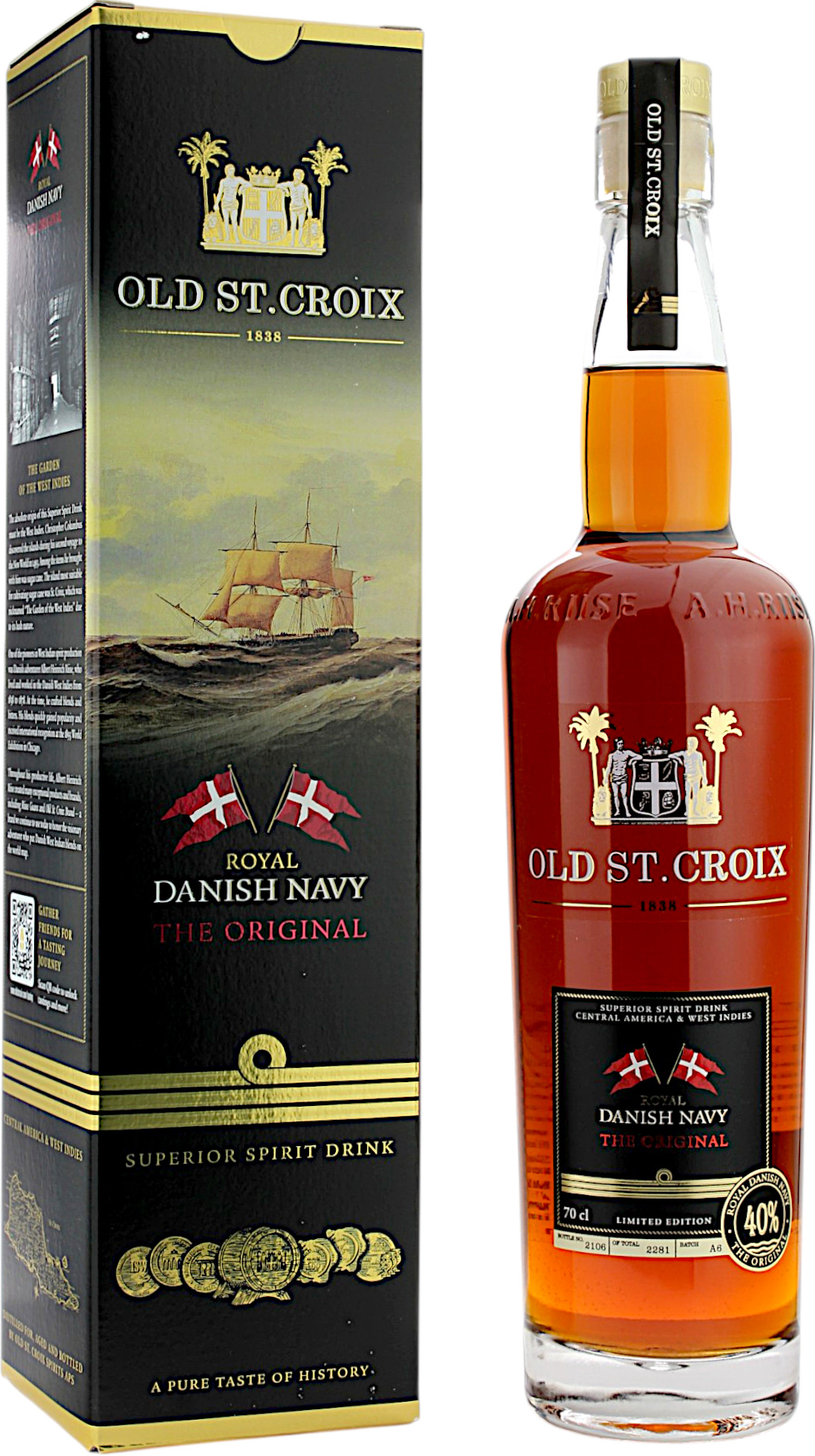Old St. Croix Danish Navy Rum 40.0% 0,7l