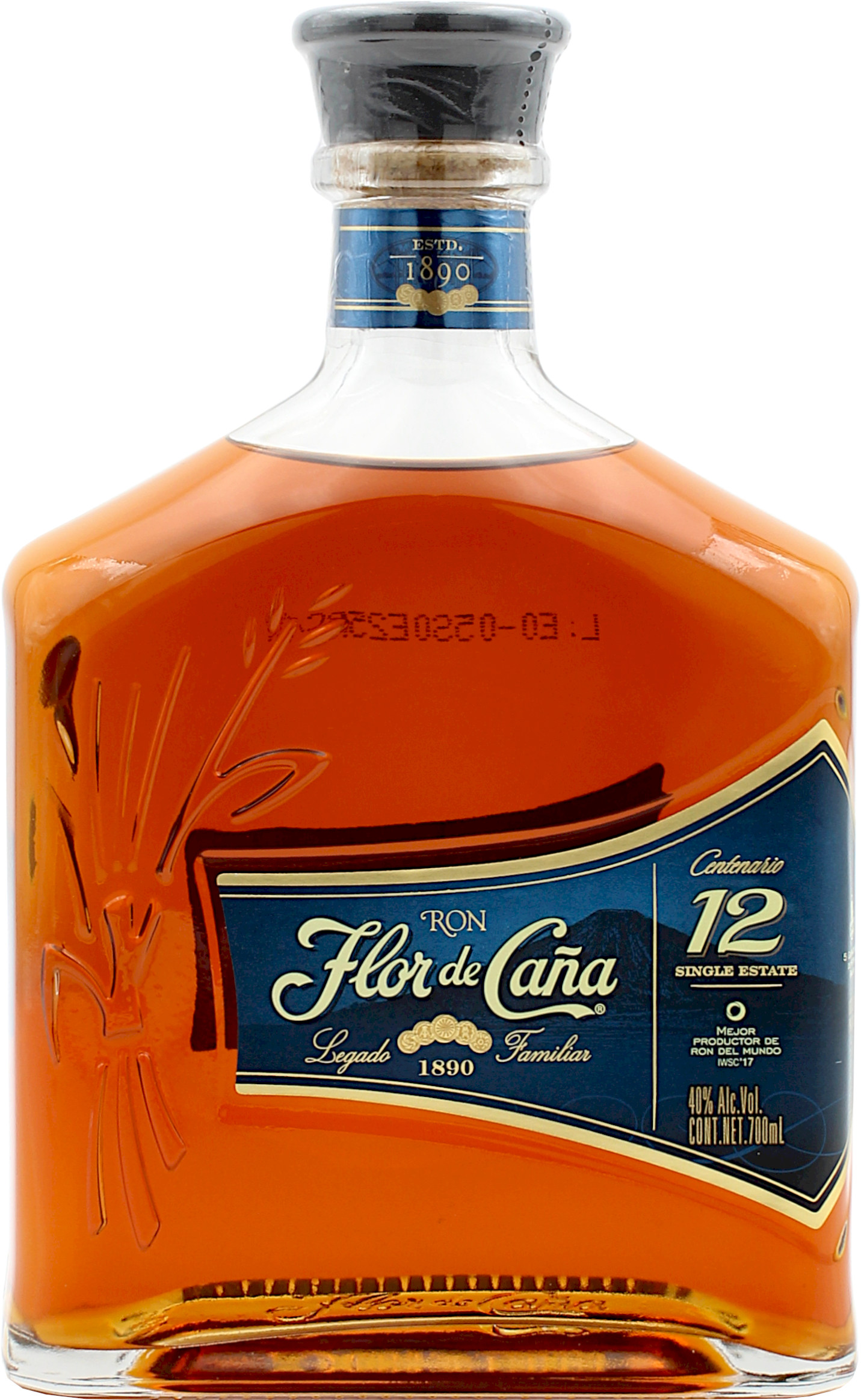 Flor de Cana 12 Jahre Centenario Gold Rum 40.0% 0,7l
