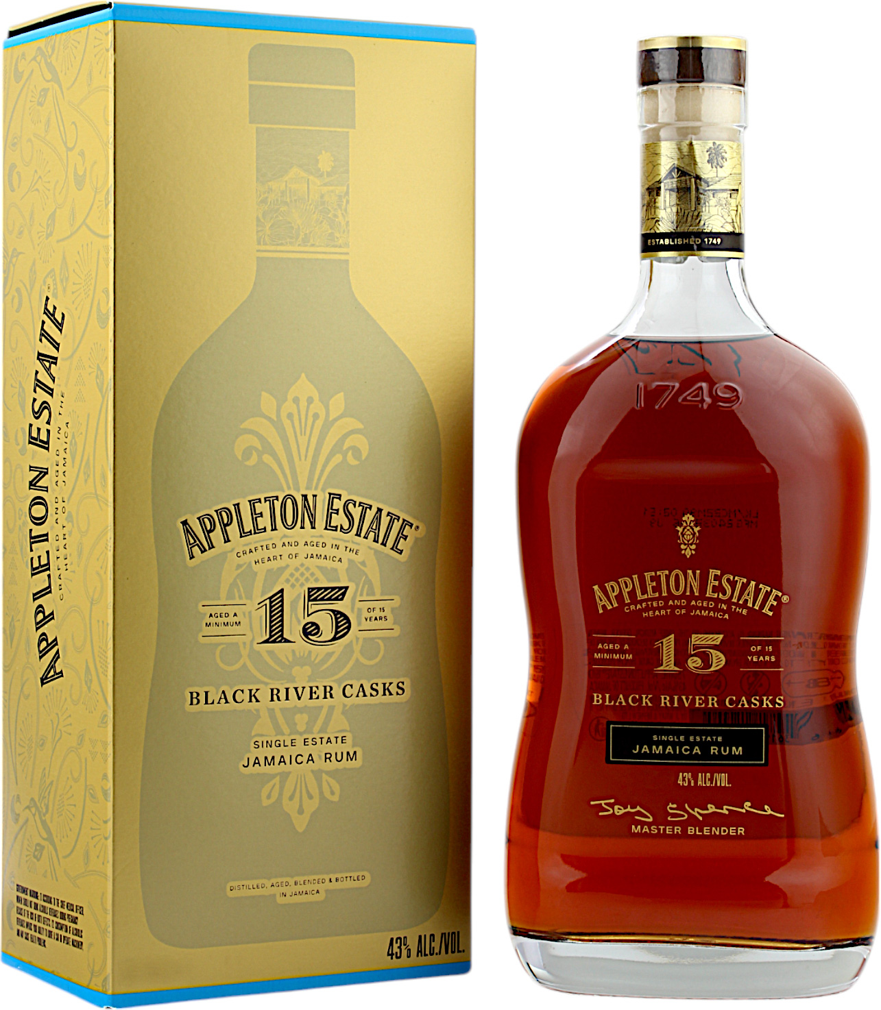 Appleton Estate 15 Jahre Black River Casks 43.0% 0,7l