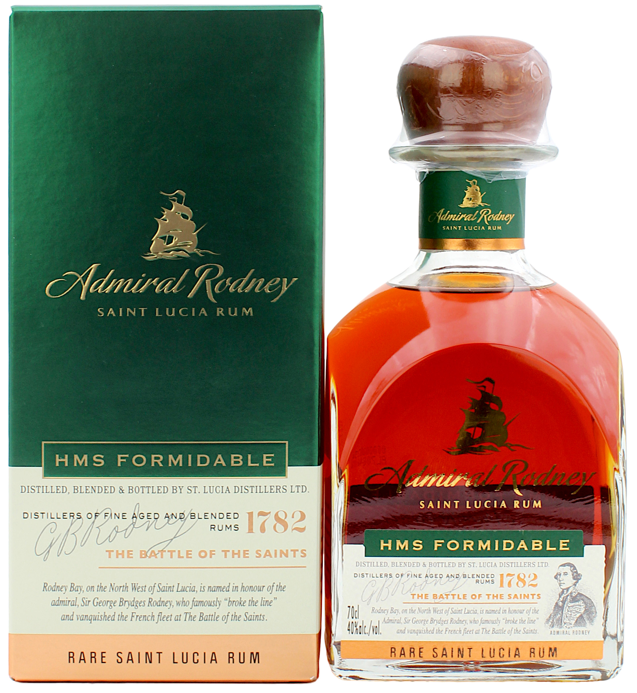 Admiral Rodney HMS Formidable Rare Rum 40.0% 0,7l