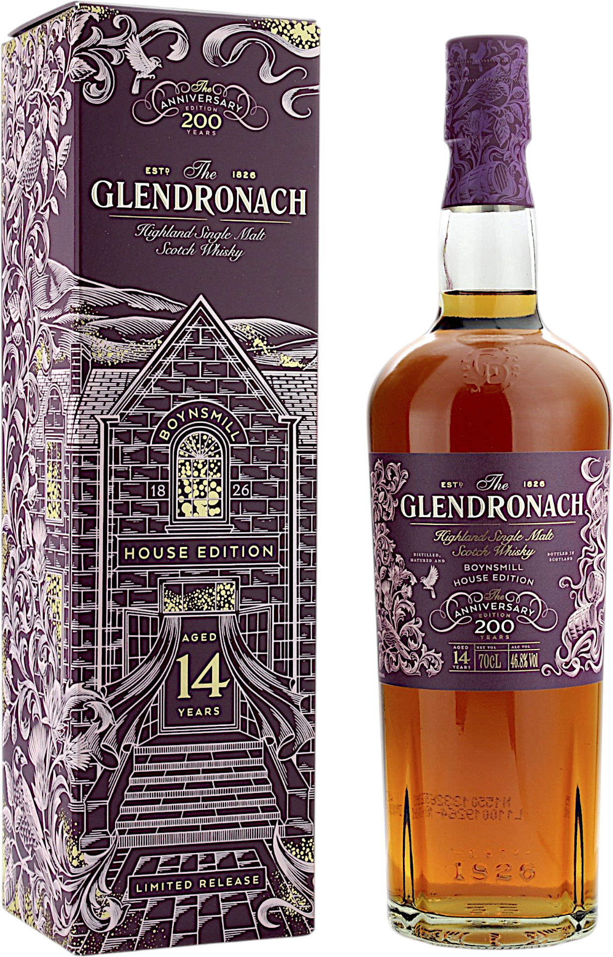 Glendronach 14 Jahre Boynsmill House Edition 200 Years Anniversary 46.8% 0,7l