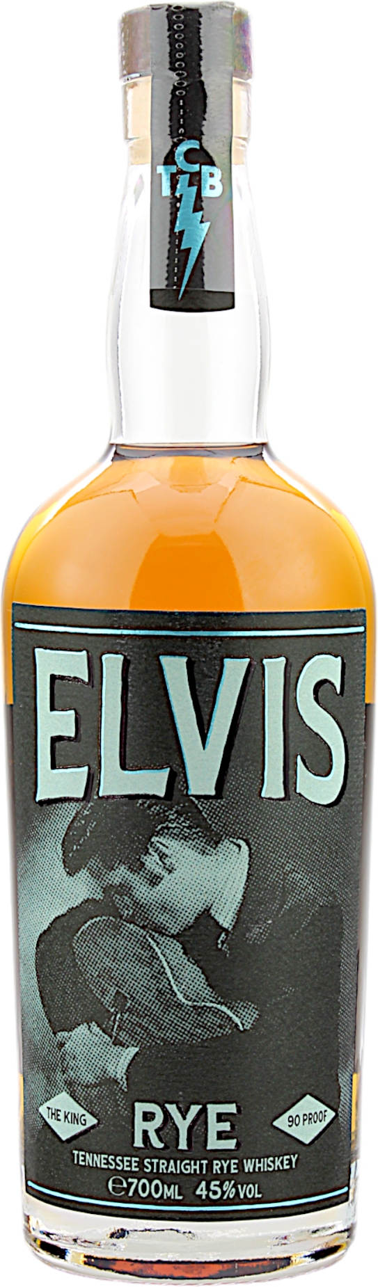 Elvis The King Tennessee Straight Rye Whiskey 45.0% 0,7l