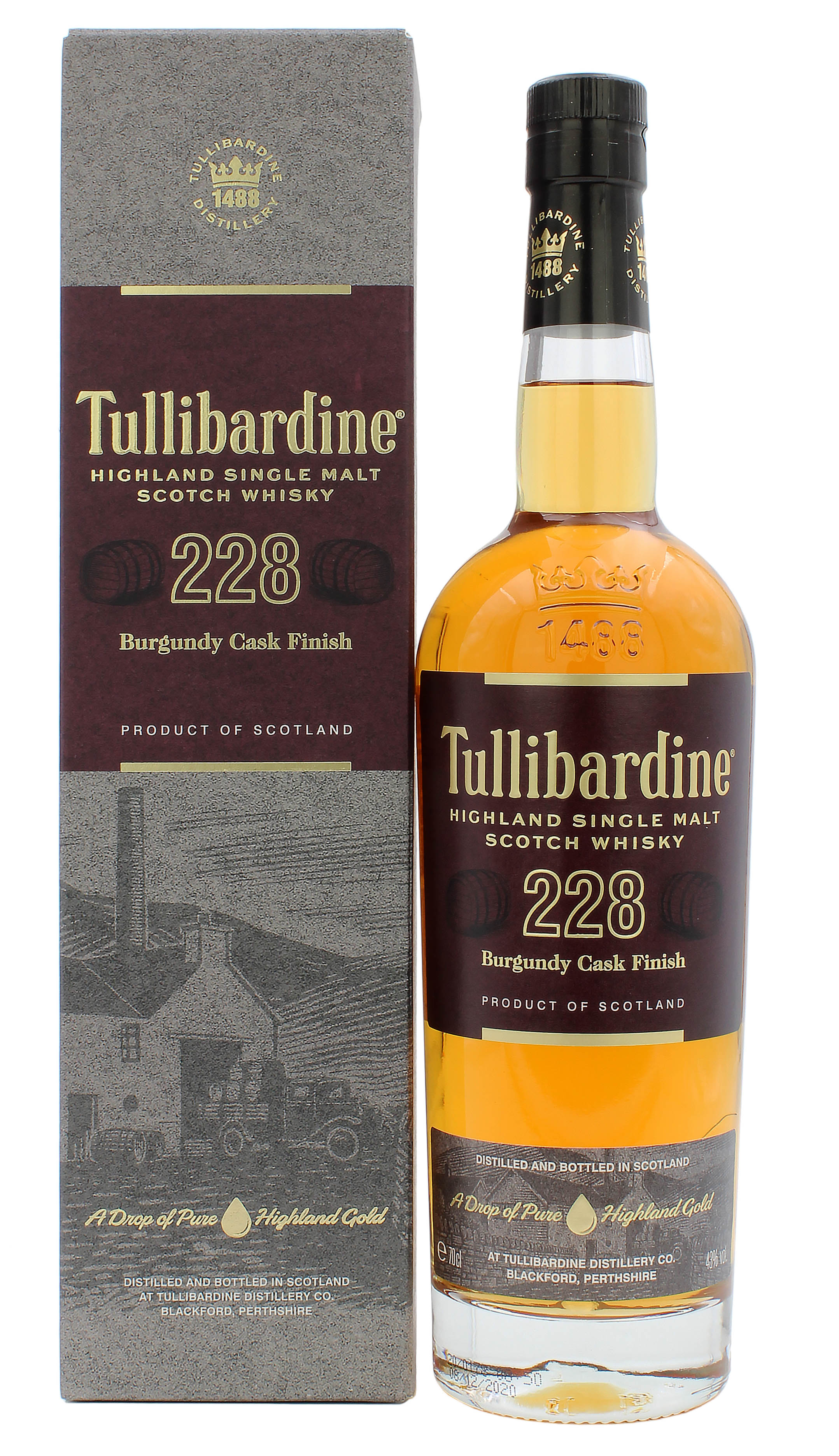 Tullibardine 228 Burgundy Finish 43.0% 0,7l