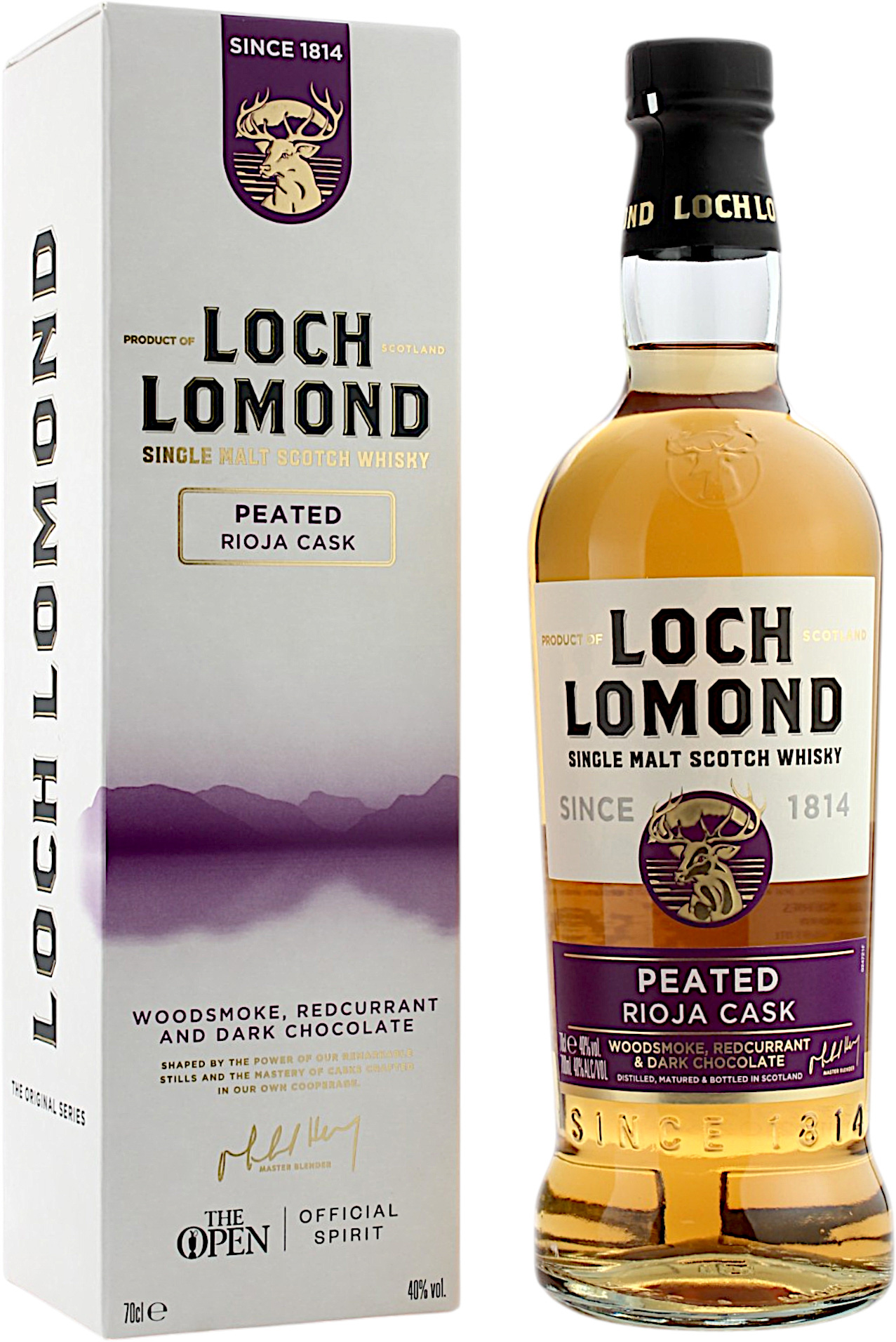 Loch Lomond Peated Rioja Wine Cask Single Malt 40.0% 0,7l