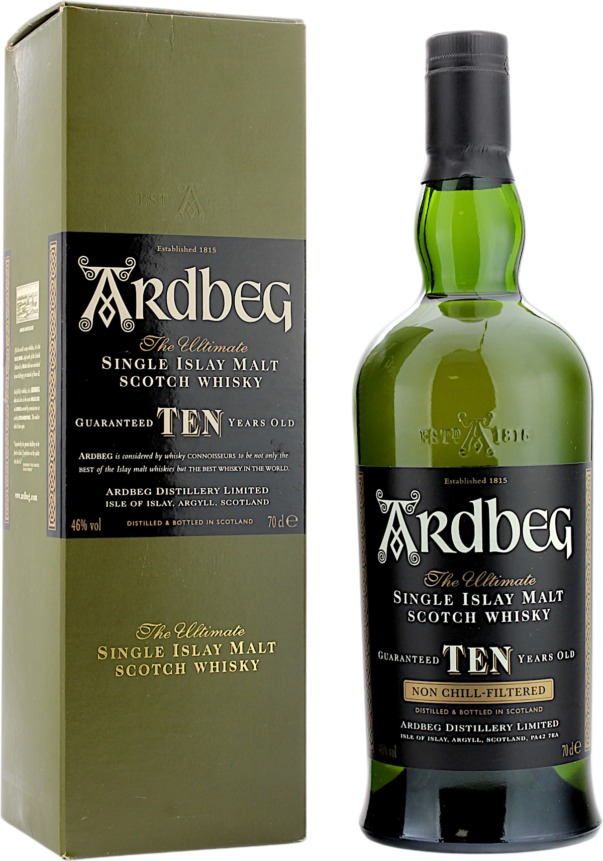 Ardbeg Ten 10 Jahre 2008 46.0% 0,7l