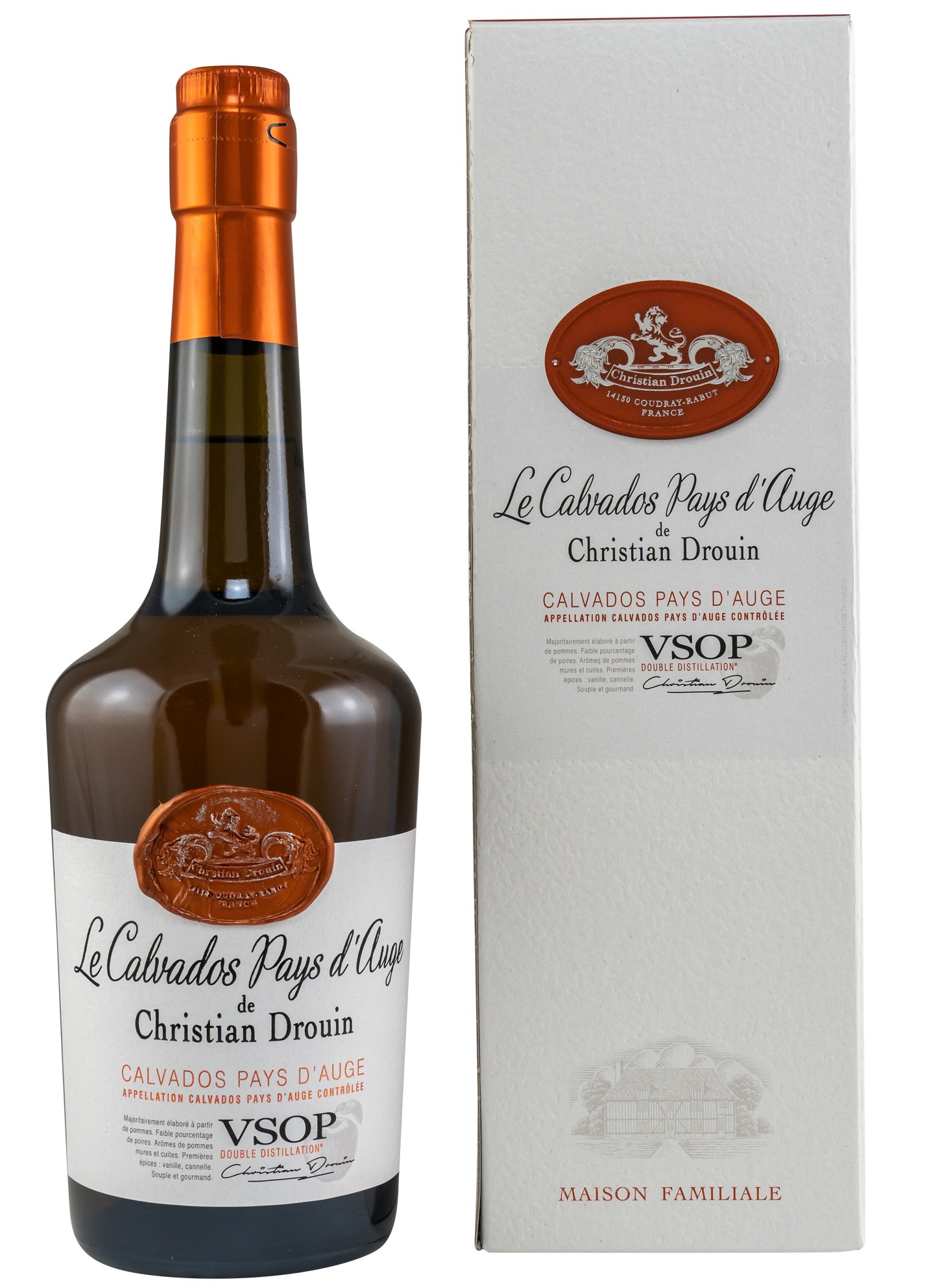 Christian Drouin VSOP Pale & Dry Calvados Pays D'Auge 40.0% 0,7l