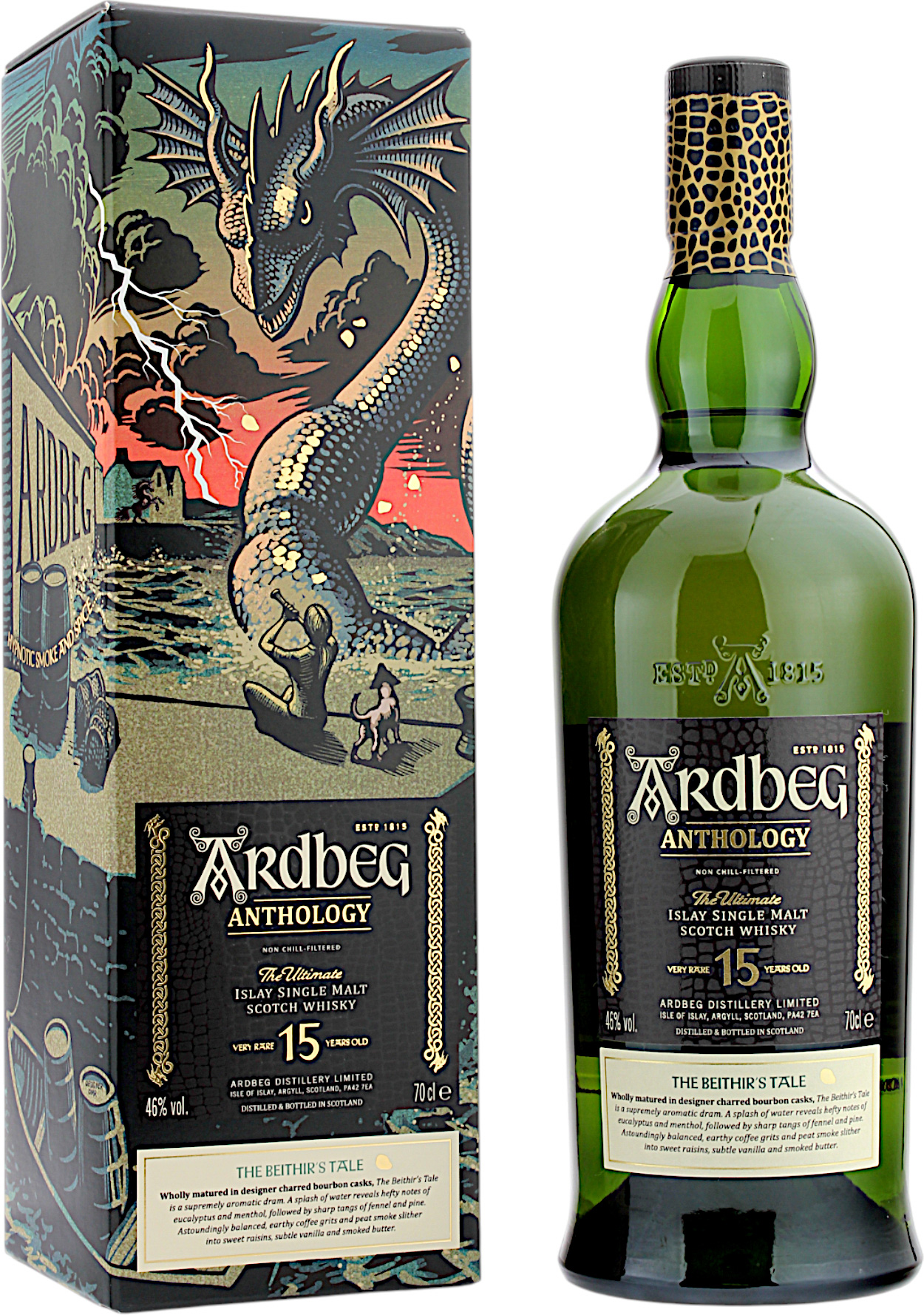 Ardbeg 15 Jahre Anthology The Beithir's Tale 46.0% 0,7l
