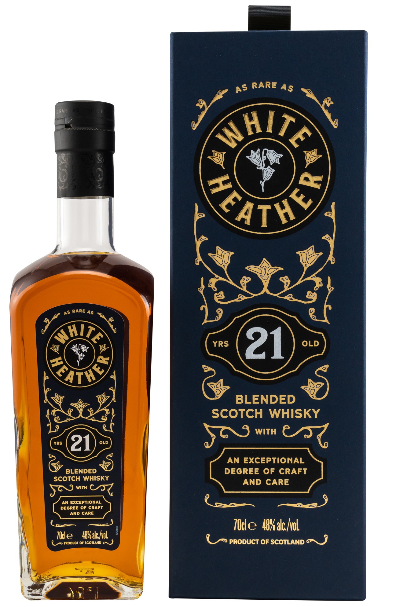 White Heather 21 Jahre Blended Scotch Whisky Billy Walker 48.0% 0,7l