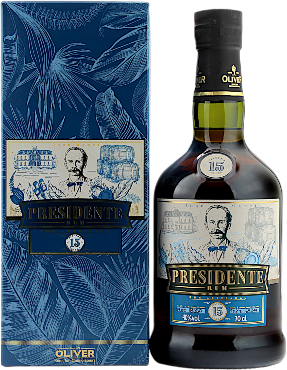 Presidente Marti 15 Jahre Solera Rum 40.0% 0,7l